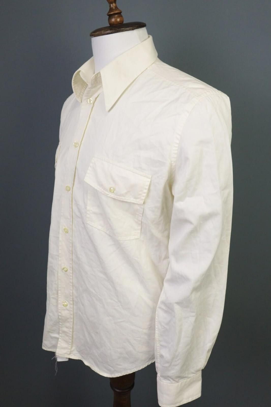 Kenzo Kenzo Homme White Long Sleeve Button Down Shirt Size 41 / 16 Size US M / EU 48-50 / 2 - 9 Thumbnail