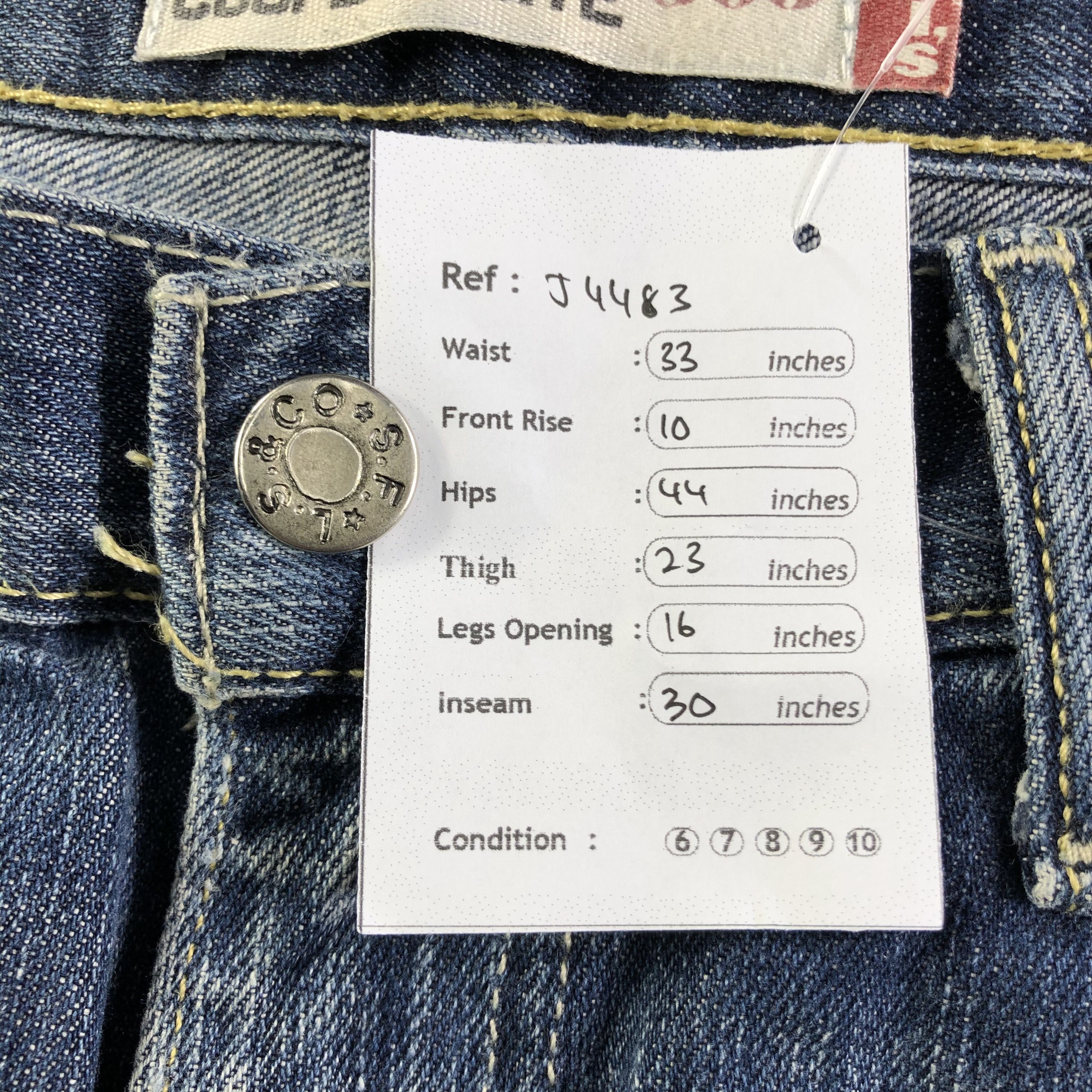Levi's Vintage Levis 505 Jeans-J4483 Size US 33 - 13 Thumbnail
