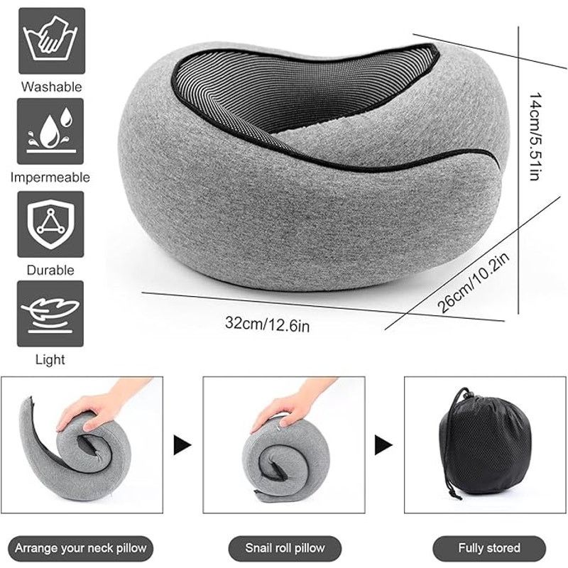 Other Travel Pillows for Airplanes Neck Pillow Memory Foam Size ONE SIZE - 8 Thumbnail