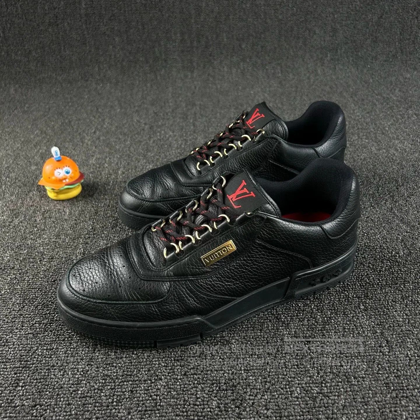 Louis Vuitton louis vuitton trainer black sneakers size 41.5. Size US 8.5 / EU 41-42 - 1 Thumbnail