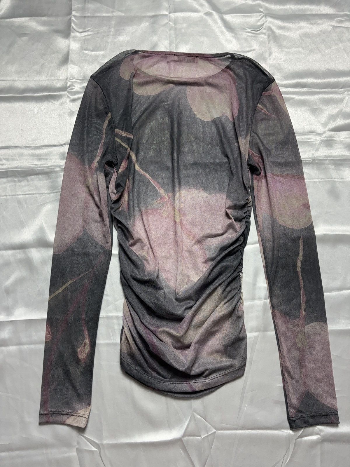 Vintage Mesh vintage floral long sleeve top Size M / US 6-8 / IT 42-44 - 5 Thumbnail