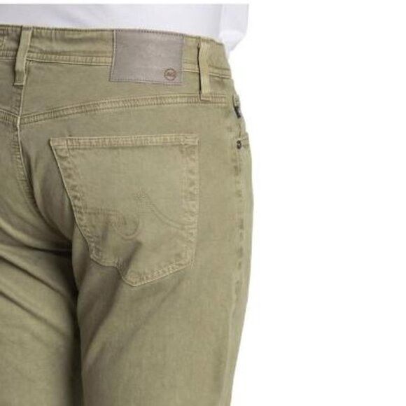 AG Adriano Goldschmied AG Adriano Goldschmied Mens Green Everett SUD Slim Straight Size US 30 / EU 46 - 3 Thumbnail