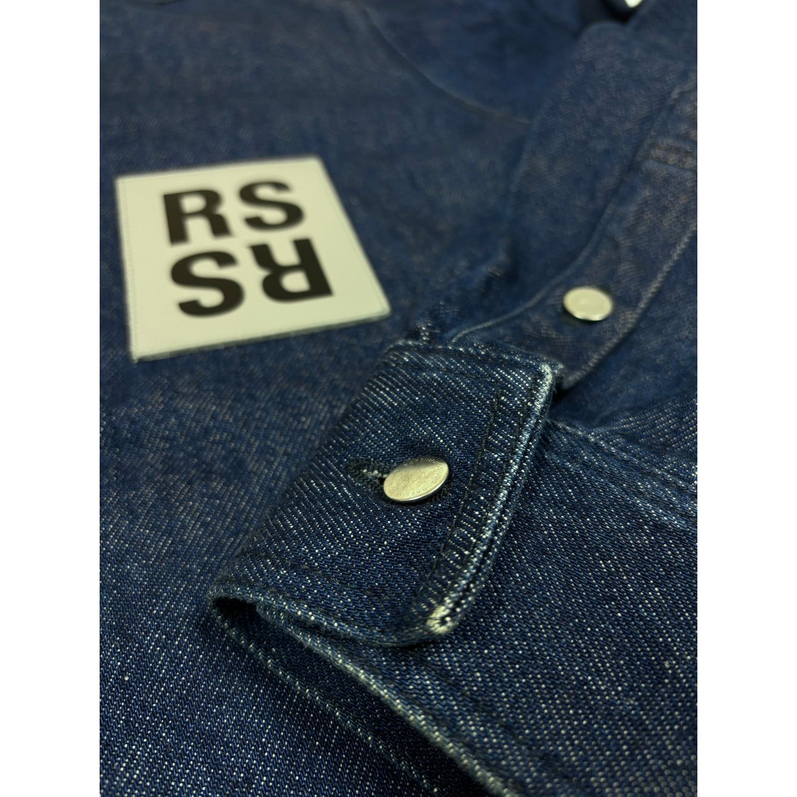 Raf Simons Raf Simons Blue Denim Shirt Size US M / EU 48-50 / 2 - 5 Thumbnail
