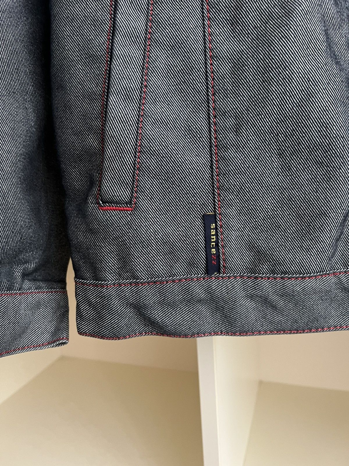 Vintage Vintage Sancezz Denim Jacket Hip-Hop Retro Size L Size US L / EU 52-54 / 3 - 11 Thumbnail