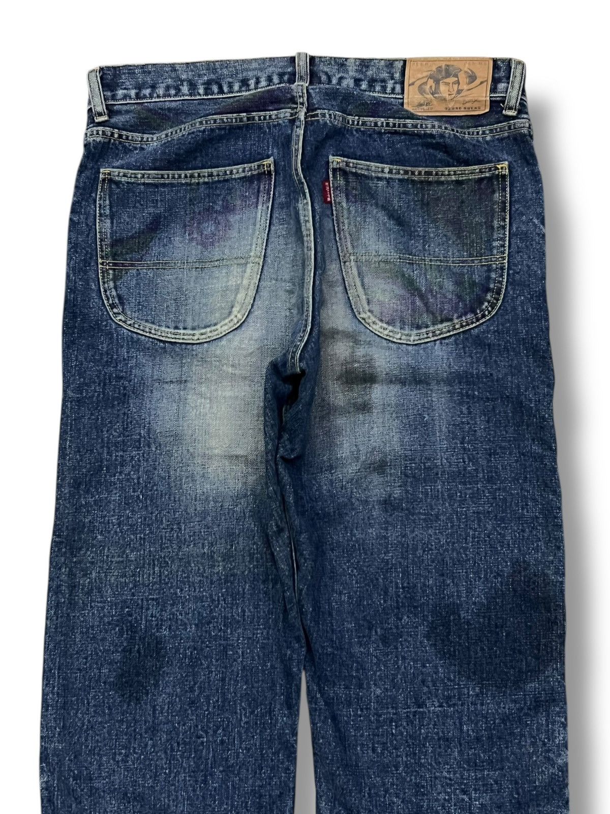 Art Comes First Vintage OZONE ROCKS Grafitti Art. Japan Rebirth Denim W35 Size US 35 - 5 Thumbnail