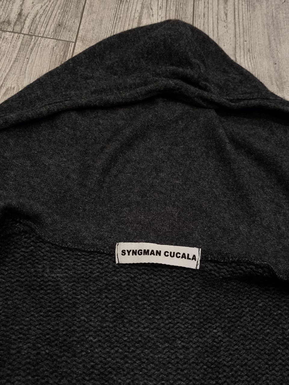 SYNGMAN CUCALA SYNGMAN CUCALA MENS ZIPPED HOODIE WOOL SWEATSHIRT JACKET Size US M / EU 48-50 / 2 - 6 Thumbnail