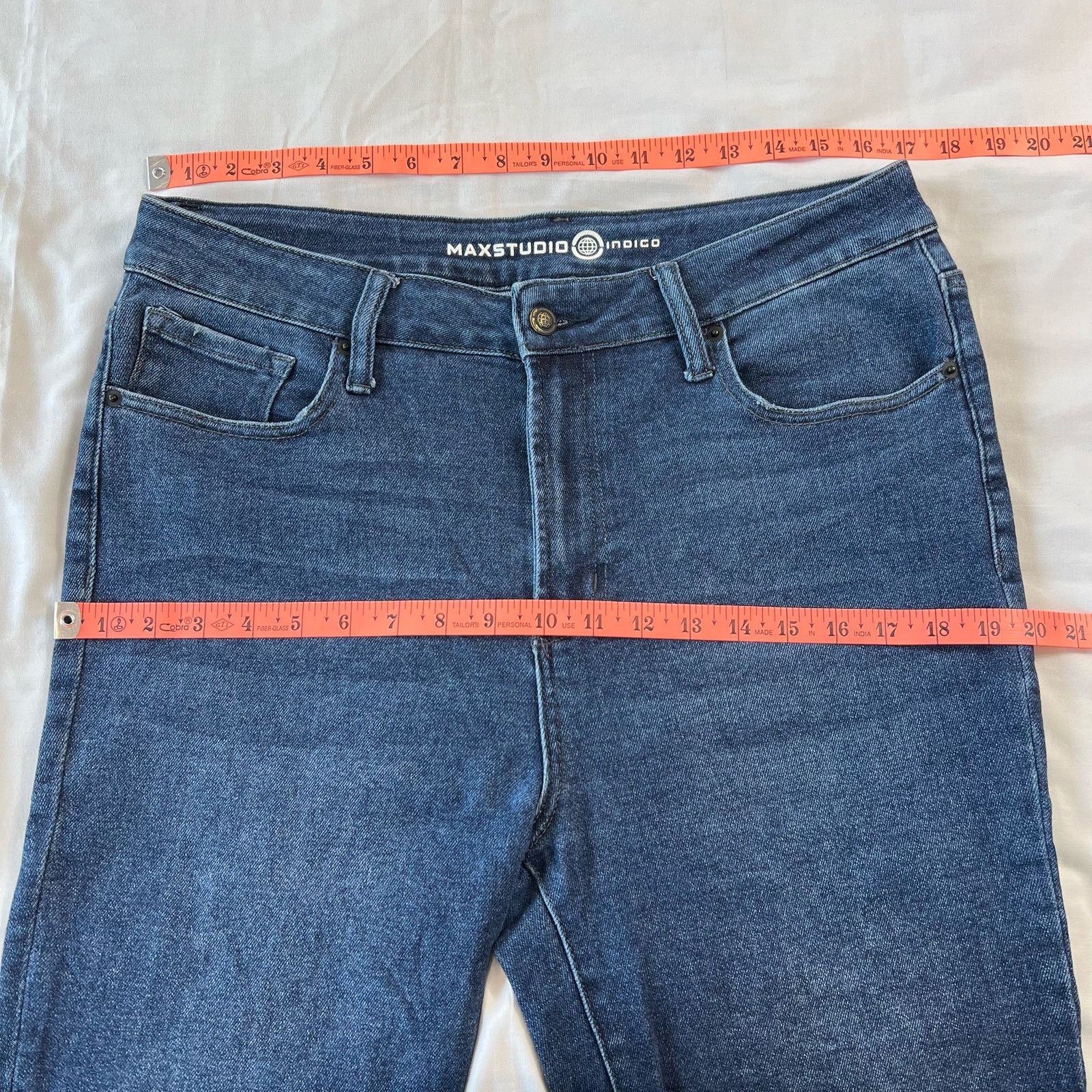 Other Max Studio High Rise Skinny Jeans Size 14 Indigo Stretch Size 36" / US 14 / IT 50 - 8 Thumbnail