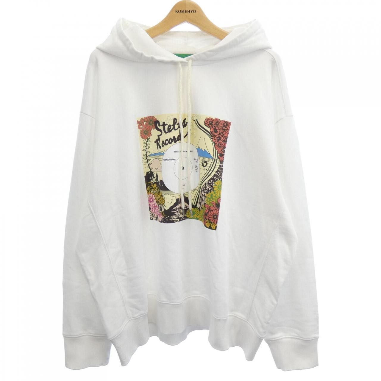 Stella Mccartney Stella McCartney Record Hoodie Cotton Sweatshirts & Hoodies DUTY FREE for USA