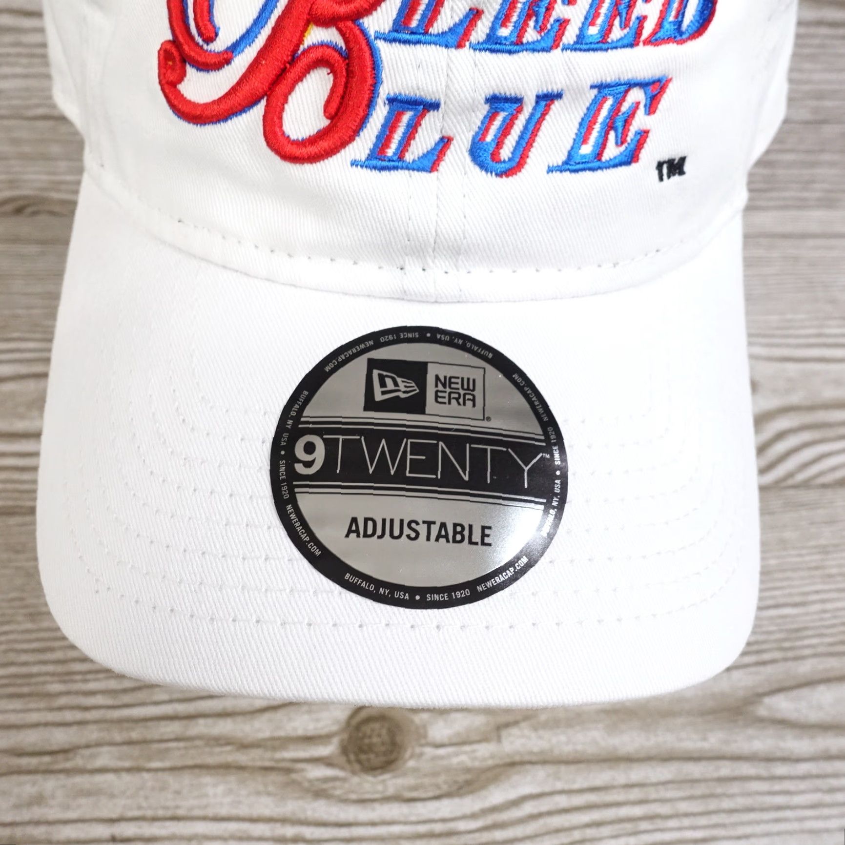 New Era VINTAGE New Era Baseball Cap - Unisex Adjustable White Strapback Cap 90s Style Size ONE SIZE - 3 Thumbnail