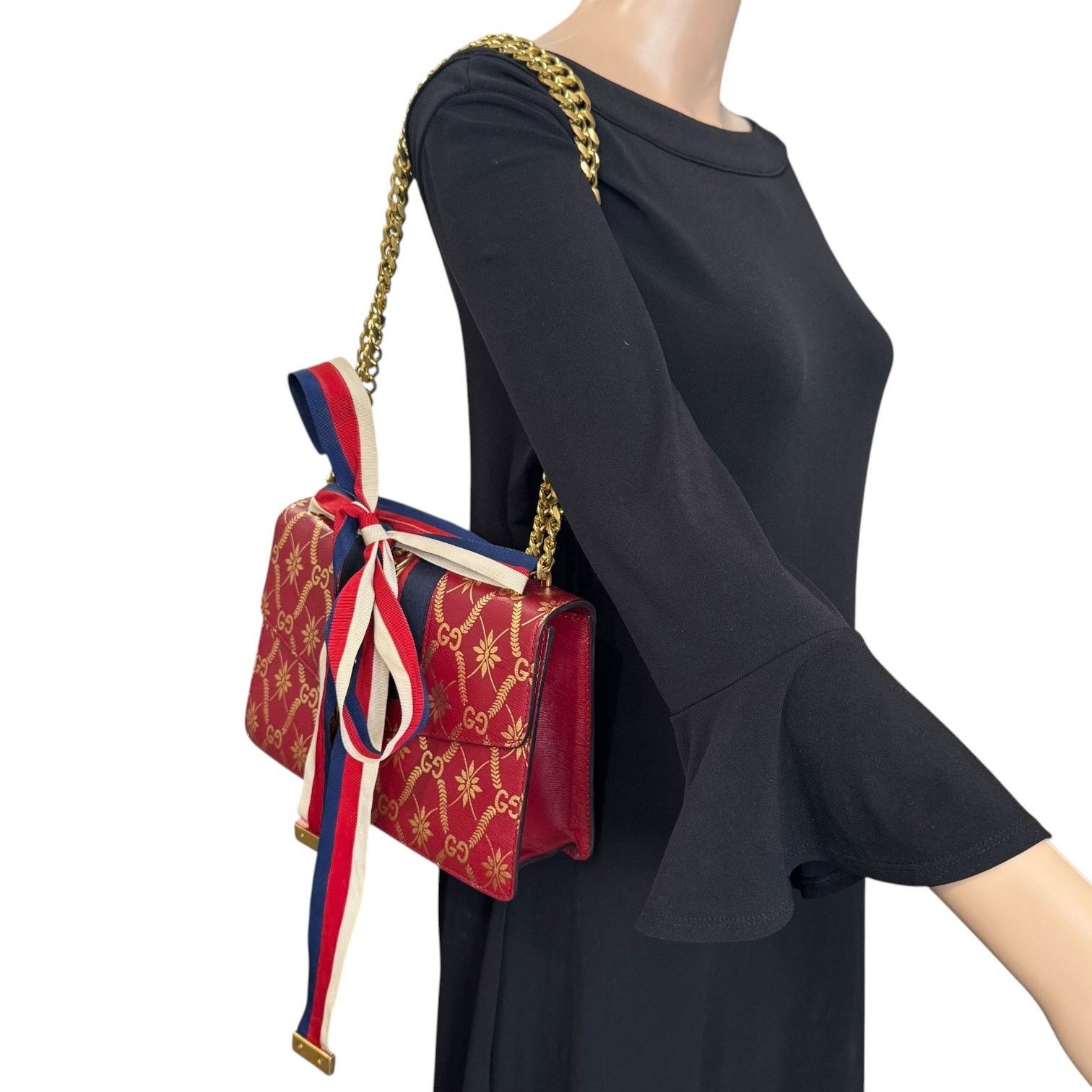 Gucci Gucci Sylvie Printed Shoulder Bag Size ONE SIZE - 3 Thumbnail