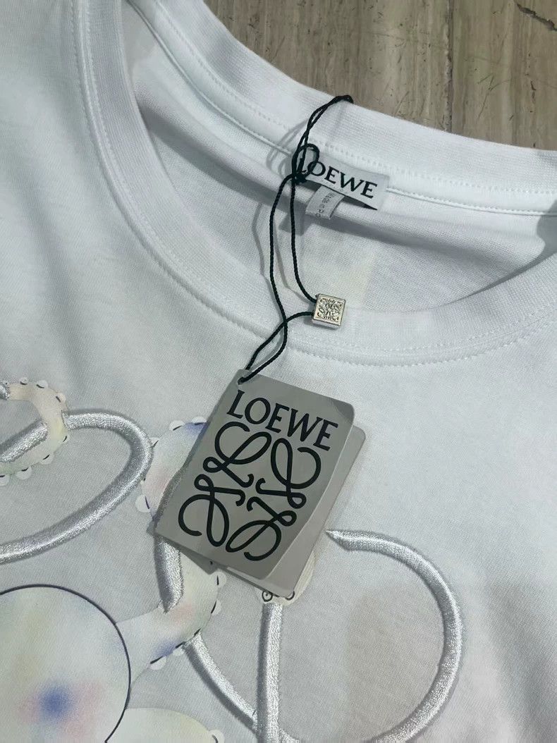 Loewe LOEWE Octopus embroidery T-shirt Size S / US 4 / IT 40 - 6 Thumbnail