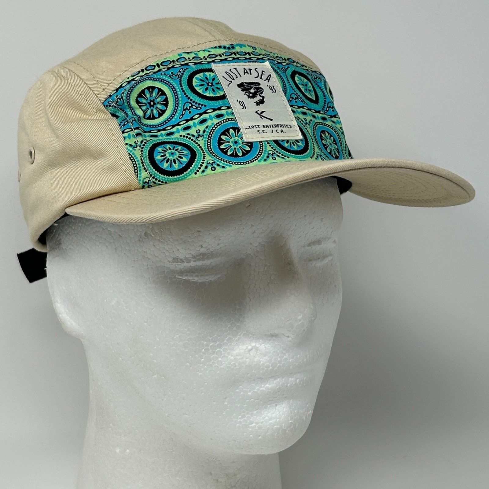 Other Lost Enterprises Camp Hat Baseball Cap 5 Panel Beige Size ONE SIZE - 10 Thumbnail