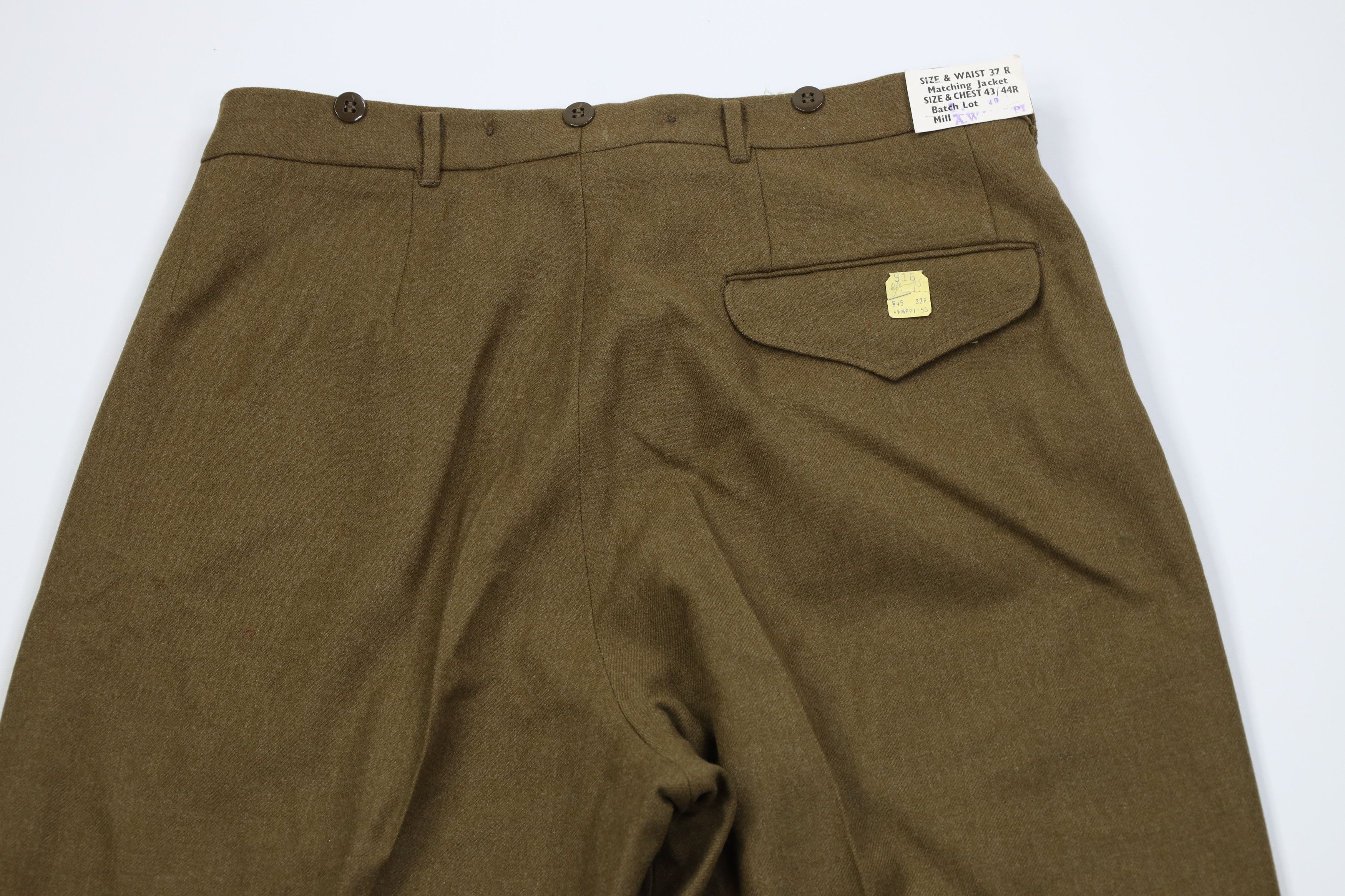 Vintage Deadstock Vintage 60s Vietnam War Australia Military Pants Size US 37 - 9 Thumbnail