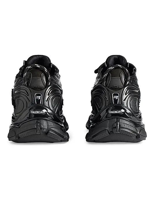 Balenciaga o1mt1gz0226 Runner Sneakers with Rhinestones In Black Size US 7 / IT 37 - 3 Thumbnail