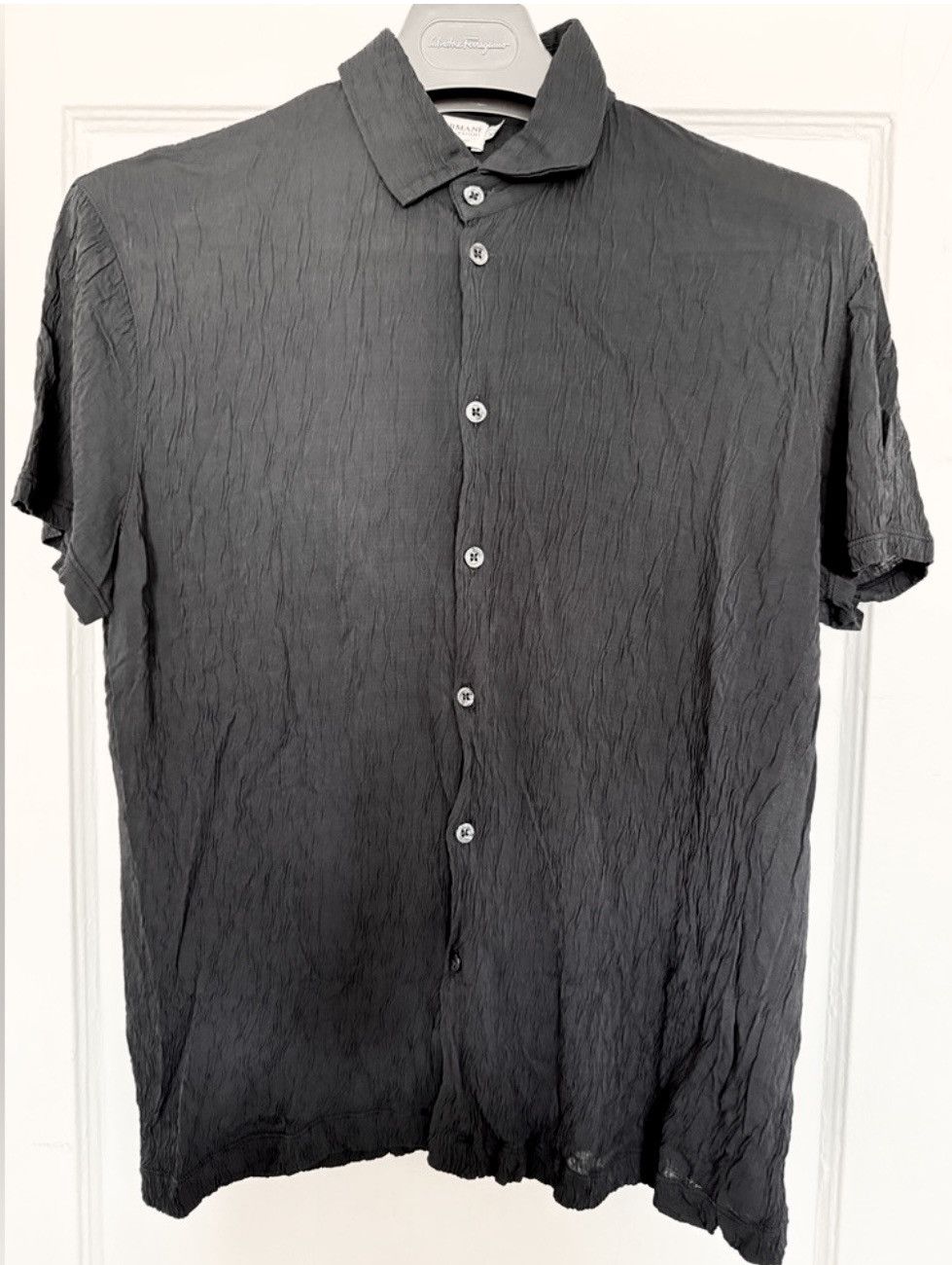 Armani Armani navy shirt XL Size US XL / EU 56 / 4 - 1 Thumbnail
