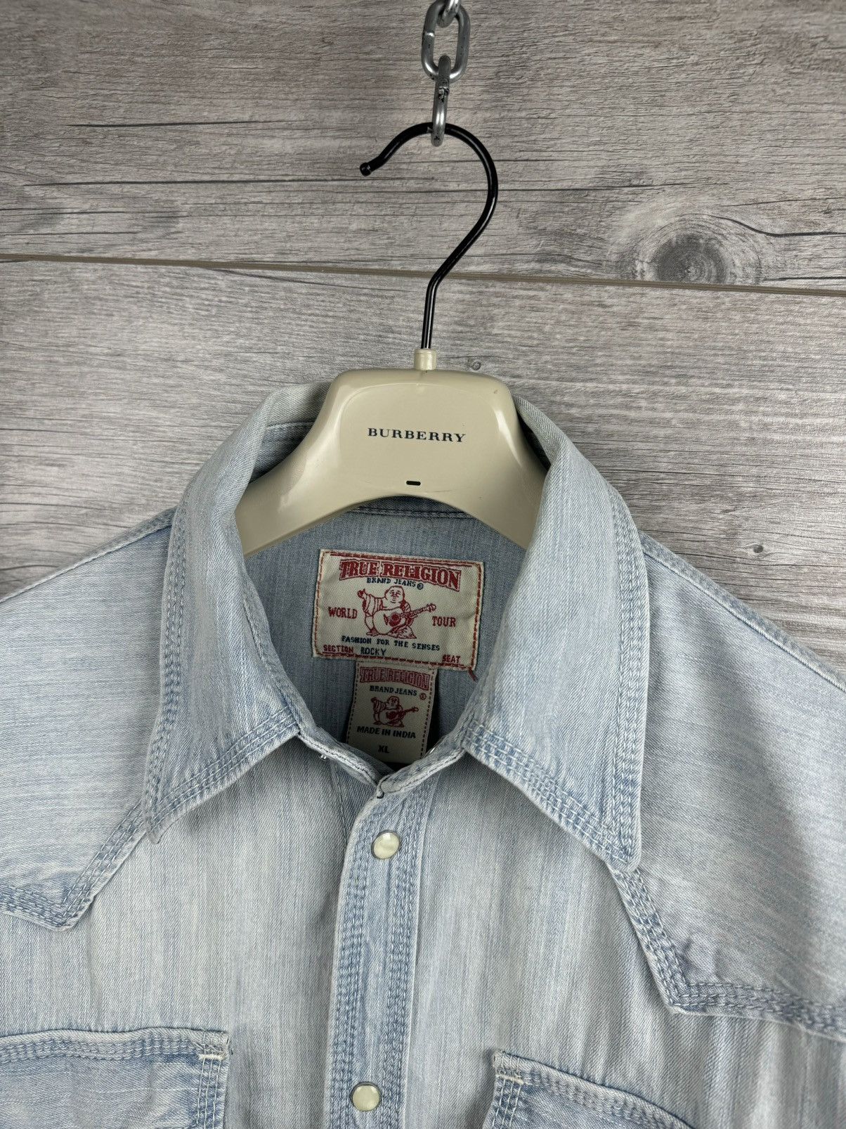 True Religion True Religion Bomber Jacket Jeans Vintage Size L Size US L / EU 52-54 / 3 - 4 Thumbnail