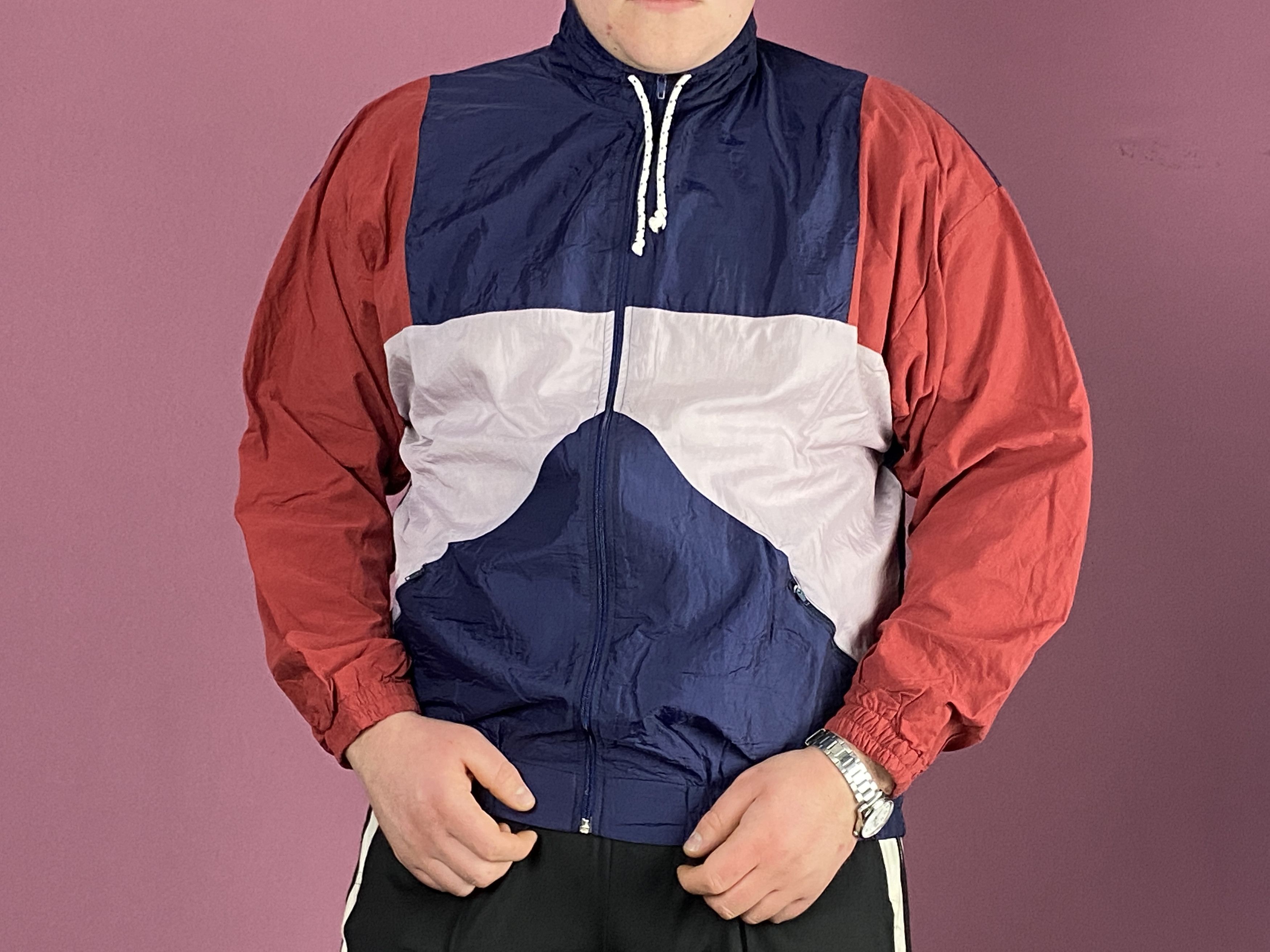 Vintage 90s North Peak Vintage Men's Windbreaker Jacket - XL Size US XL / EU 56 / 4 - 4 Thumbnail