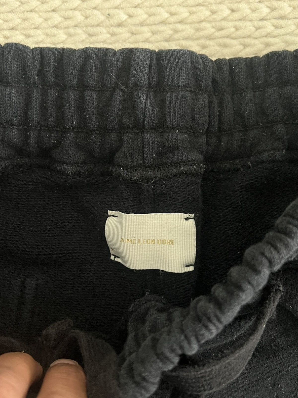 Aime Leon Dore Aime Leon Dore Black Sweatpants Size US 30 / EU 46 - 4 Thumbnail