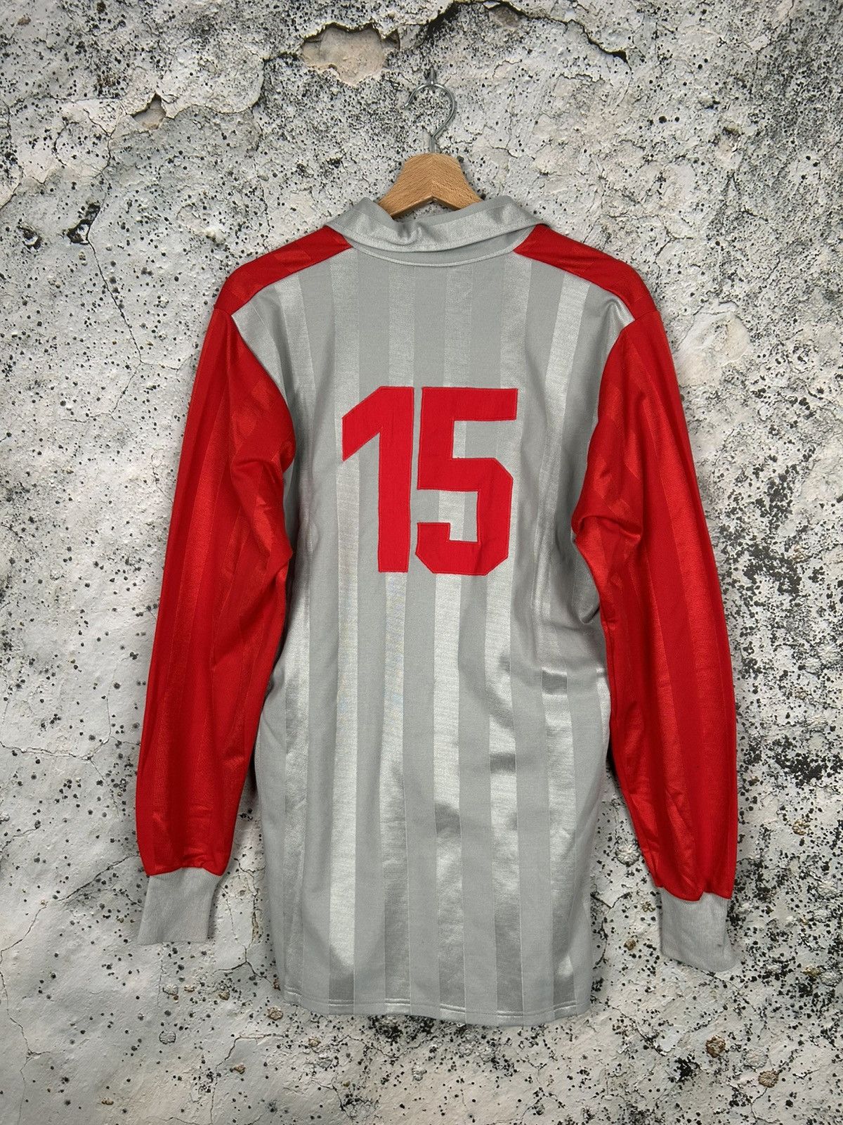 Vintage Vintage Soccer Jersey Blokecore Retro Football Sport 90s Size US L / EU 52-54 / 3 - 5 Thumbnail