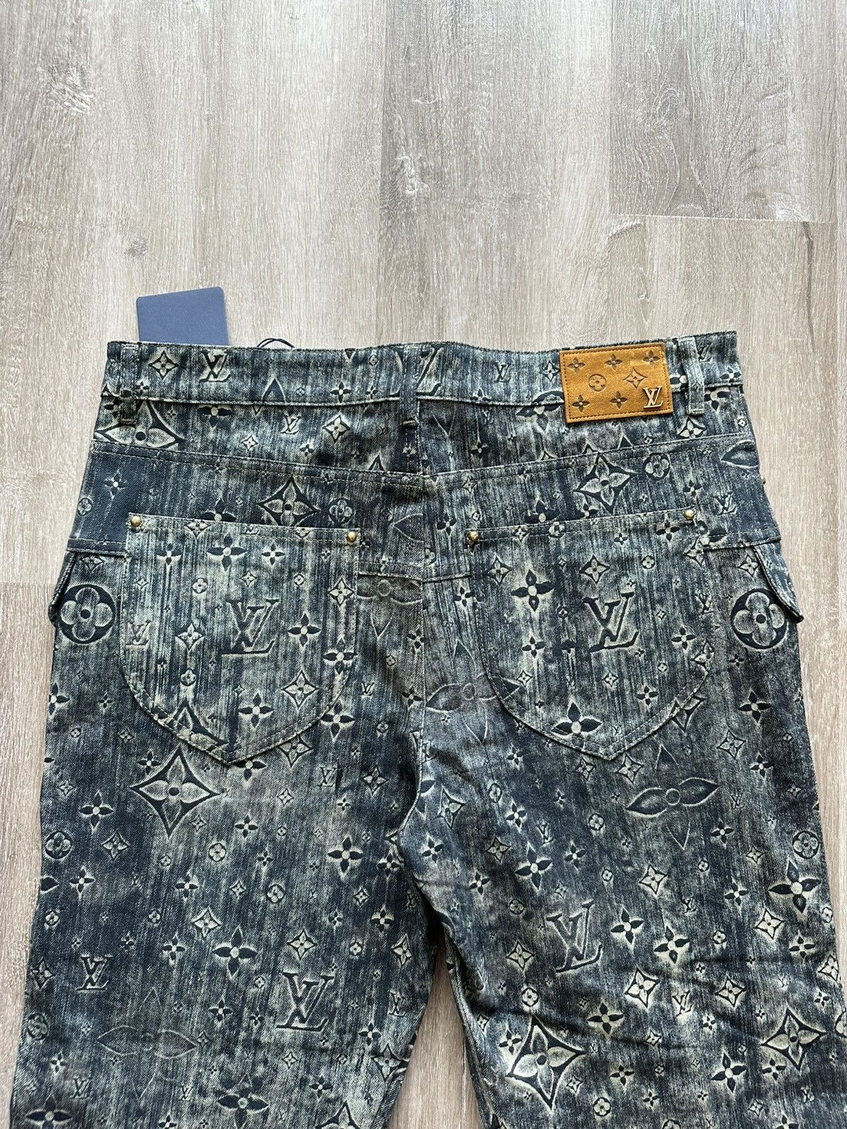 Louis Vuitton LOUIS VUITTON Denim Monogram Pant Size US 34 / EU 50 - 7 Thumbnail