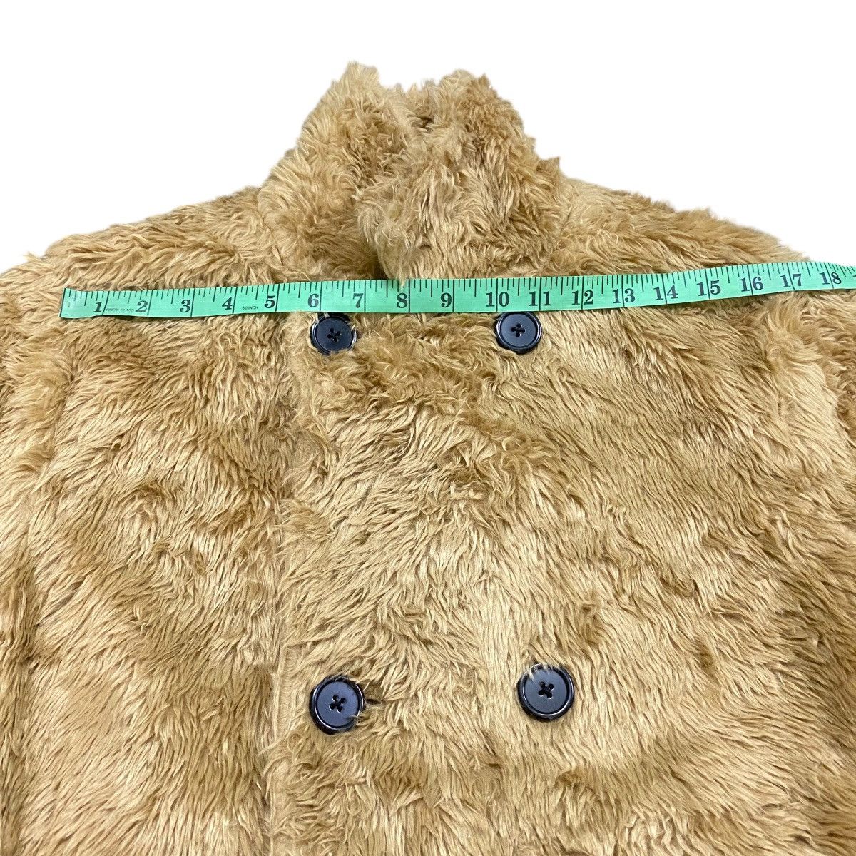 Japanese Brand × Sagafurs × Vintage Vintage Neutral Infinity Faux Fur Button Jacket Size US M / EU 48-50 / 2 - 14 Thumbnail