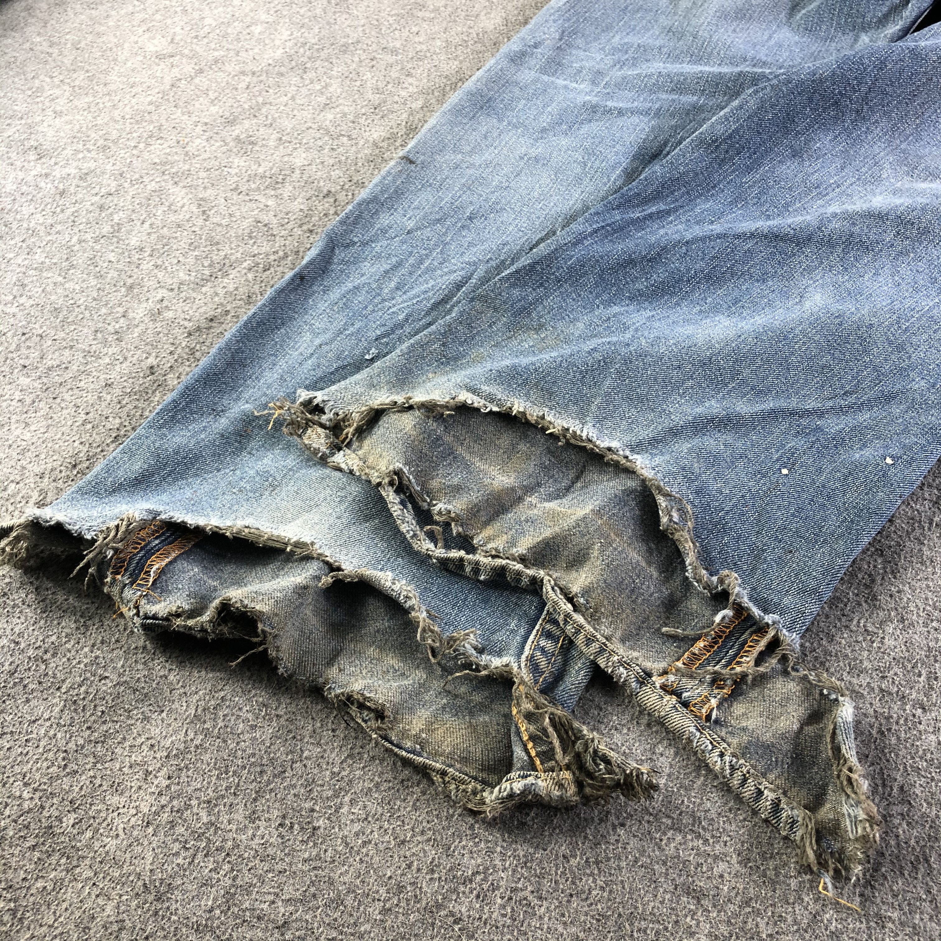Levi's Vintage Distressed Levis Jeans-J4370 Size US 34 / EU 50 - 6 Thumbnail