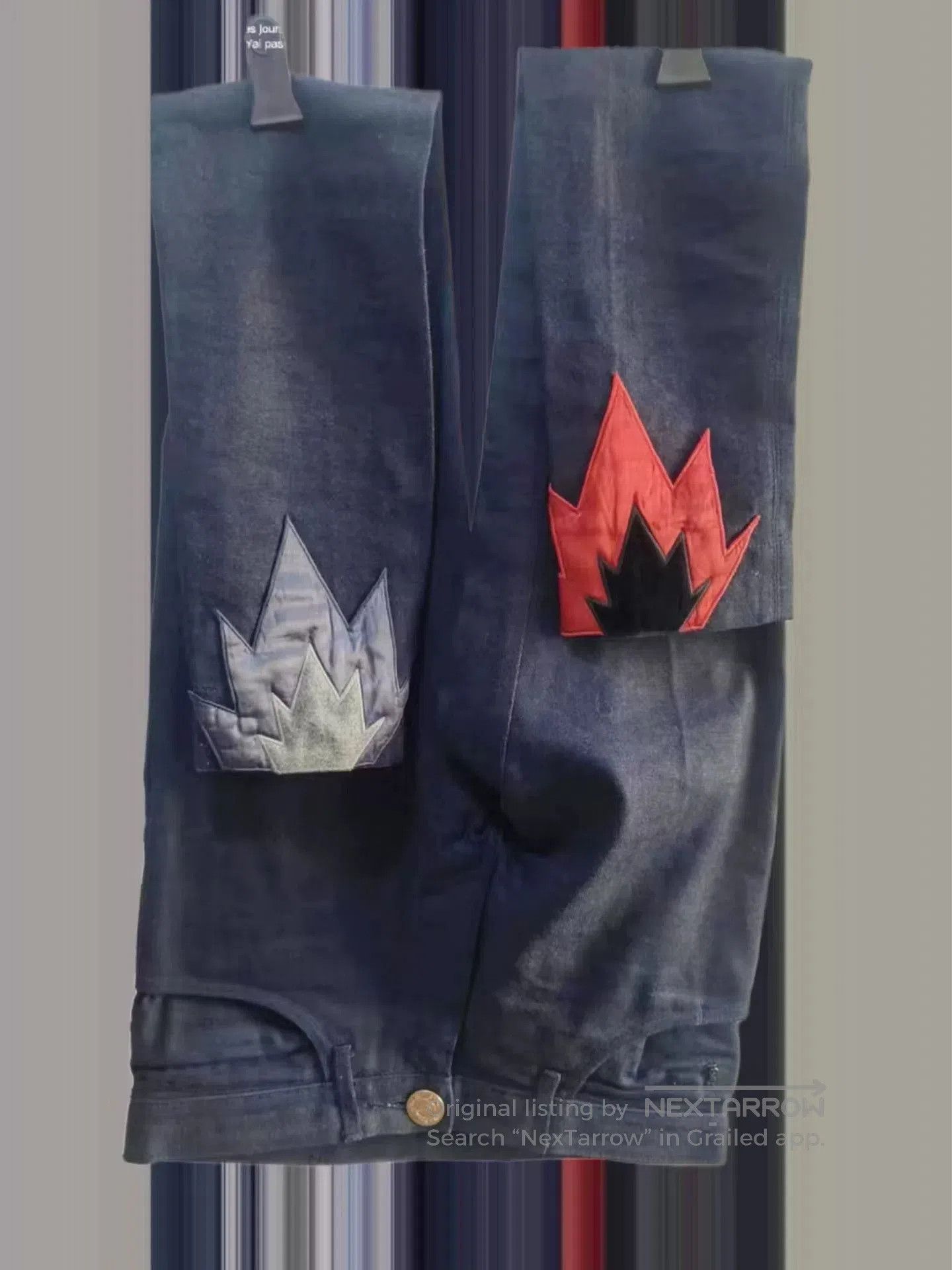 Saint Laurent Paris YSL Vintage Flame Patch Jeans. Size US 28 / EU 44 - 2 Thumbnail