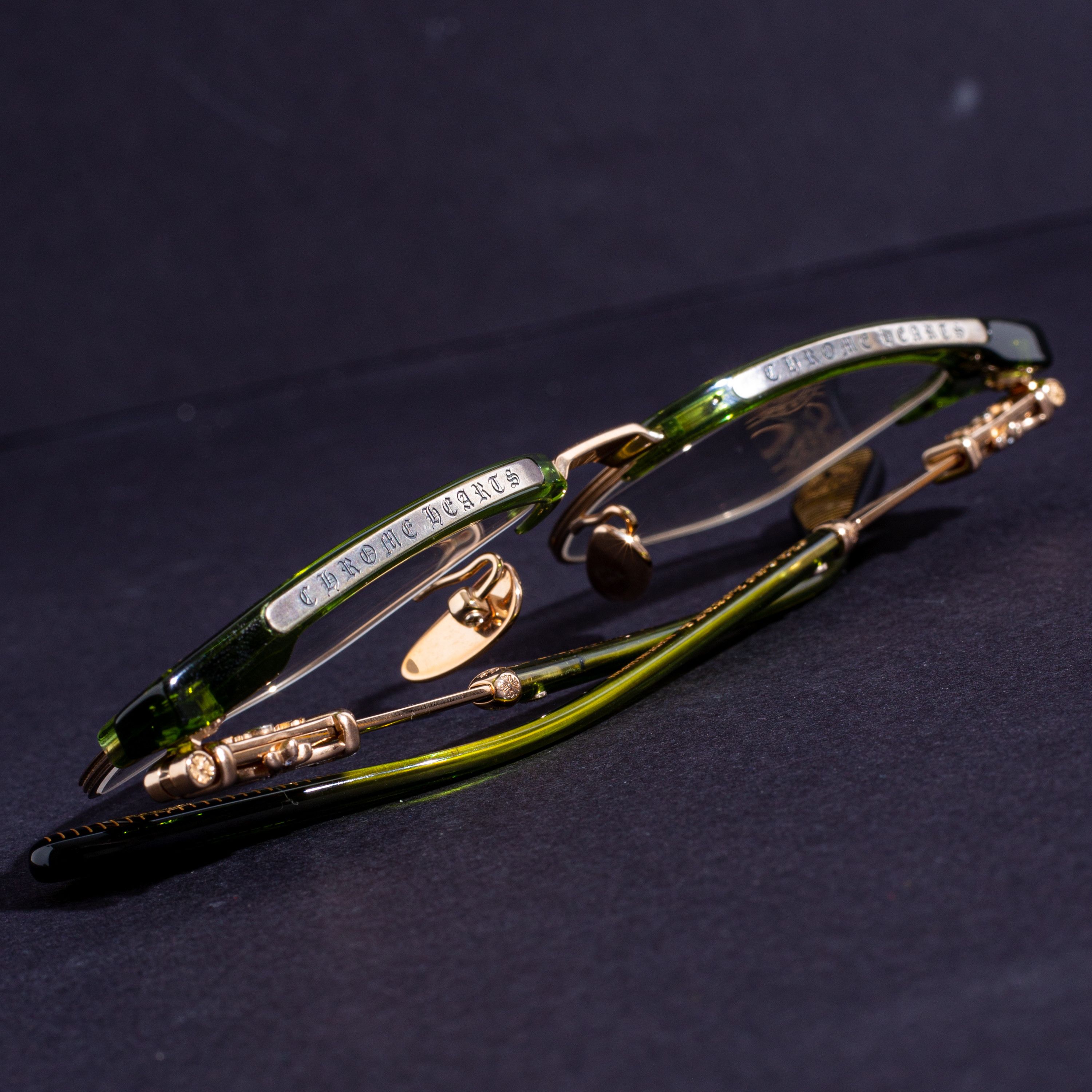 Chrome Hearts DIAMOND CHROME HEARTS BONENNOISSEUR II DIAMOND DOLV/GP Size ONE SIZE - 4 Thumbnail