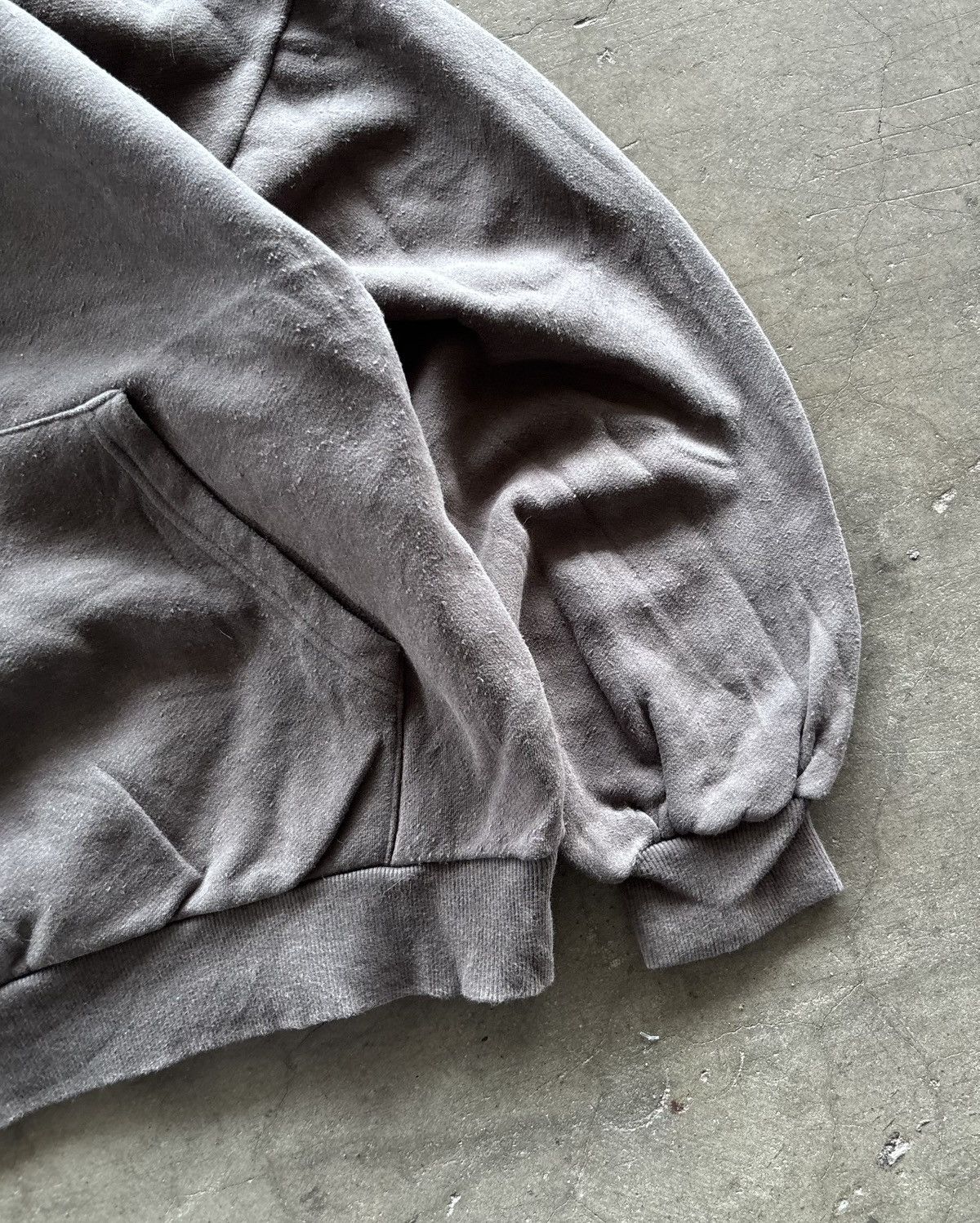If Six Was Nine 2000s Heavyweight Slate Grey Boxy Hoodie Size US XL / EU 56 / 4 - 2 Thumbnail