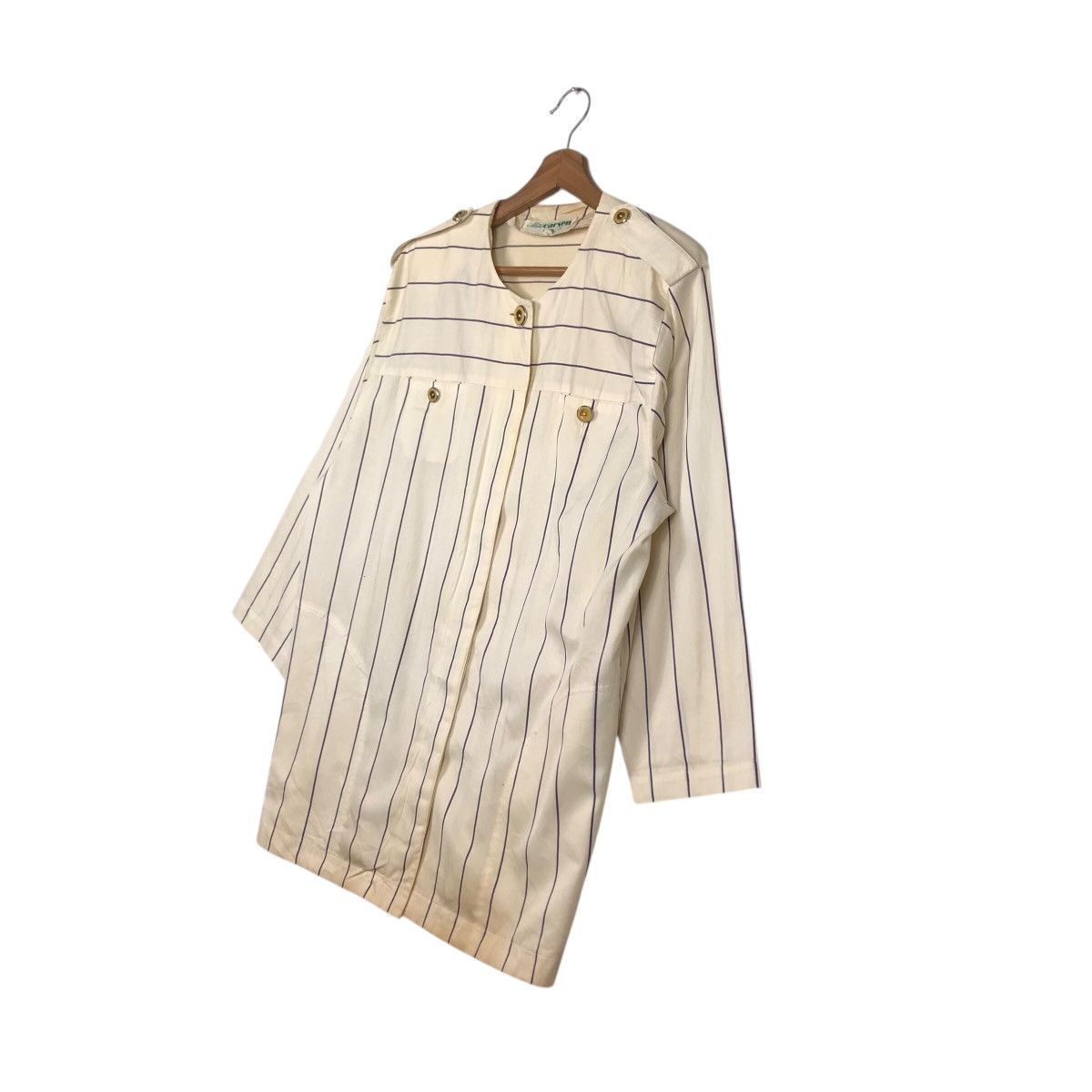 Carven 📌Miss Carven Deux Hickory Striped Work Design Size M / US 6-8 / IT 42-44 - 3 Thumbnail