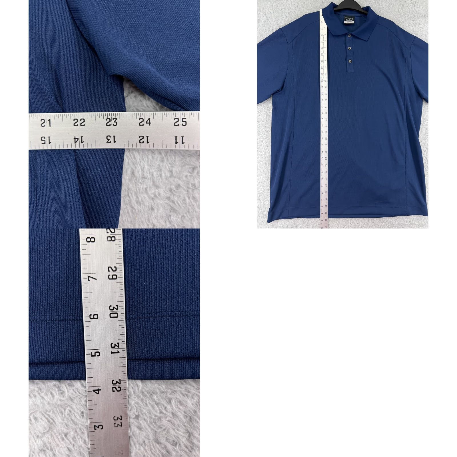 Nike Nike Polo Shirt Mens XL Blue Golf Polo Nike Dri-Fit Golf Shirt Slim 100% Polyester Light Weight Casual Sports Shirt Mens XL Blue Nike Size US XL / EU 56 / 4 - 9 Thumbnail