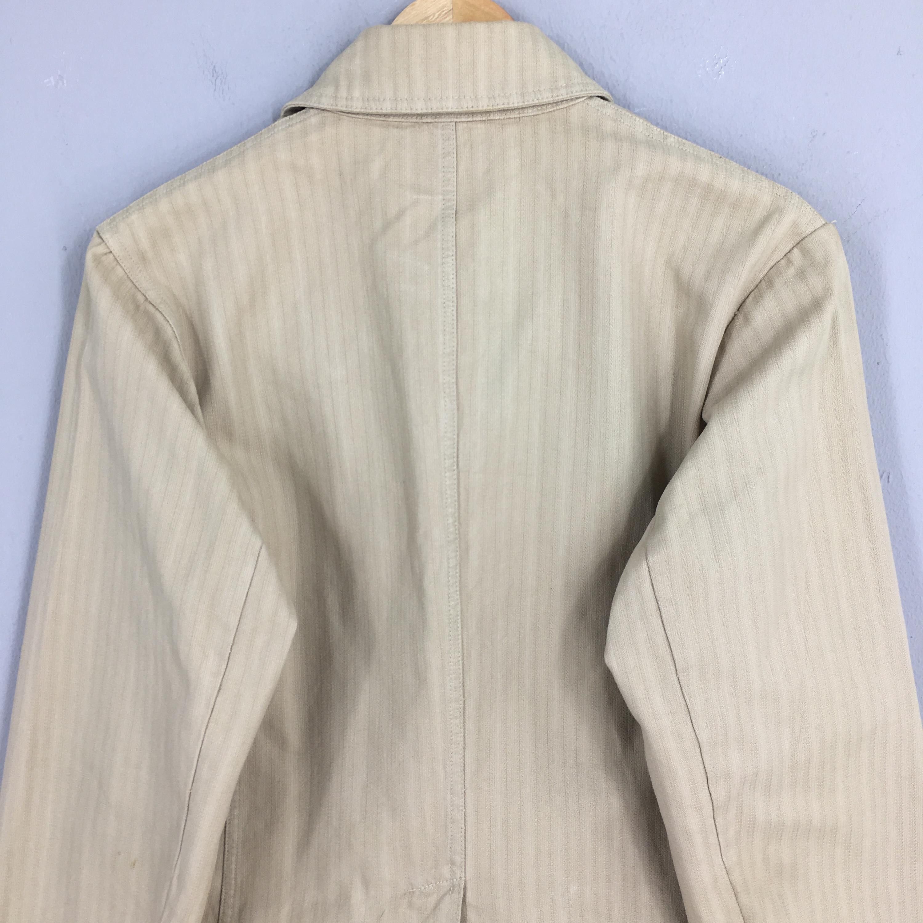 RAGEBLUE Vintage 90s Rageblue Japanese Workers Beige Jacket Medium Size US M / EU 48-50 / 2 - 9 Thumbnail