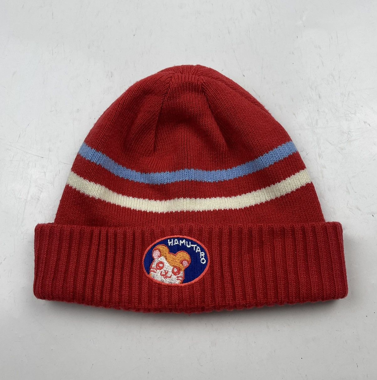 Japanese Brand × Vintage hamutaro beanie hat tc28 Size ONE SIZE - 2 Thumbnail