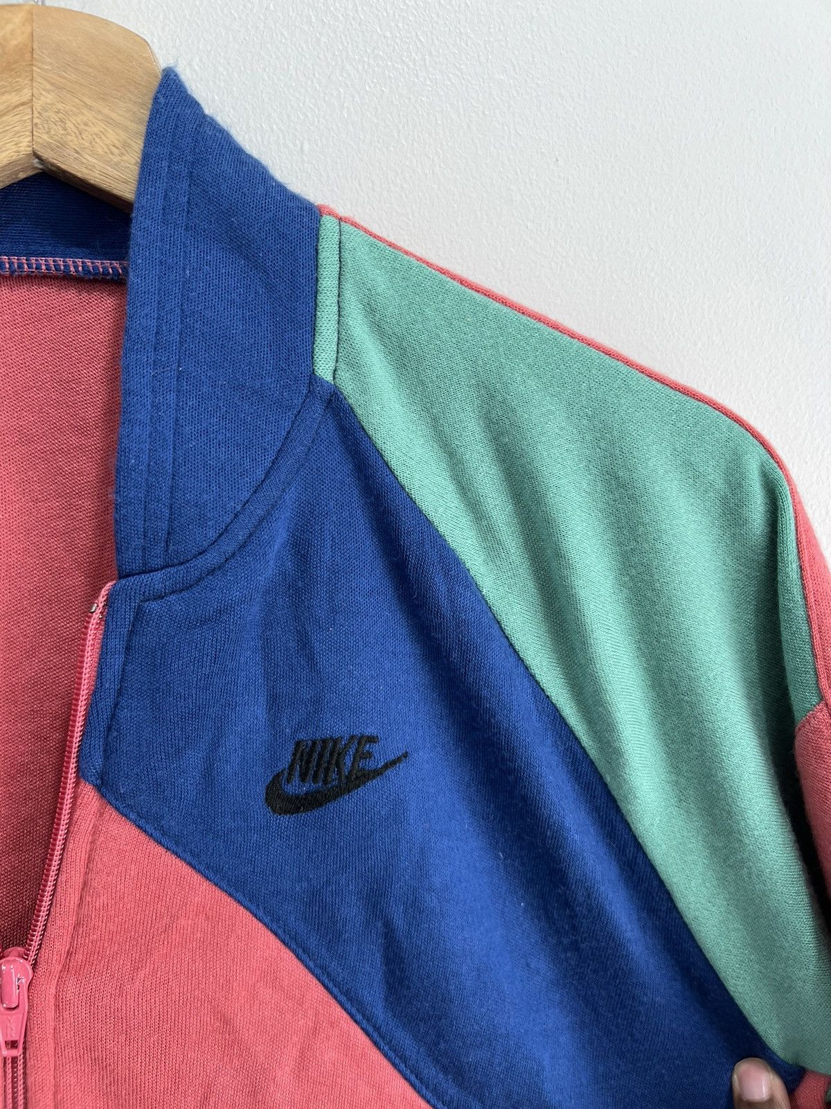 Nike Vintage 90s Nike Track To Zip Up Sweater Size US S / EU 44-46 / 1 - 5 Thumbnail