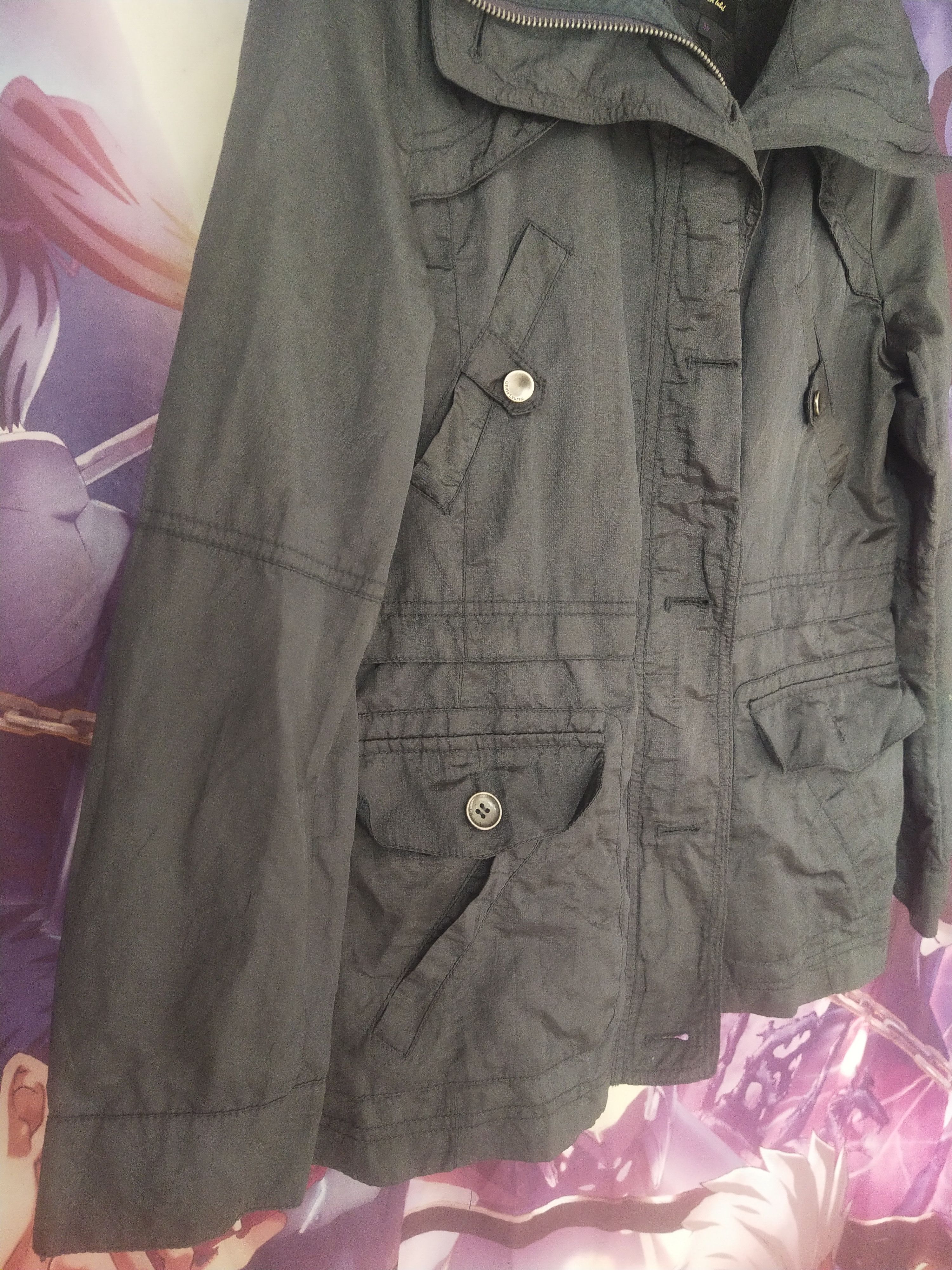 20471120 2000s Olivia Lauren Black Label Utility Field Jacket Women Size M / US 6-8 / IT 42-44 - 3 Thumbnail