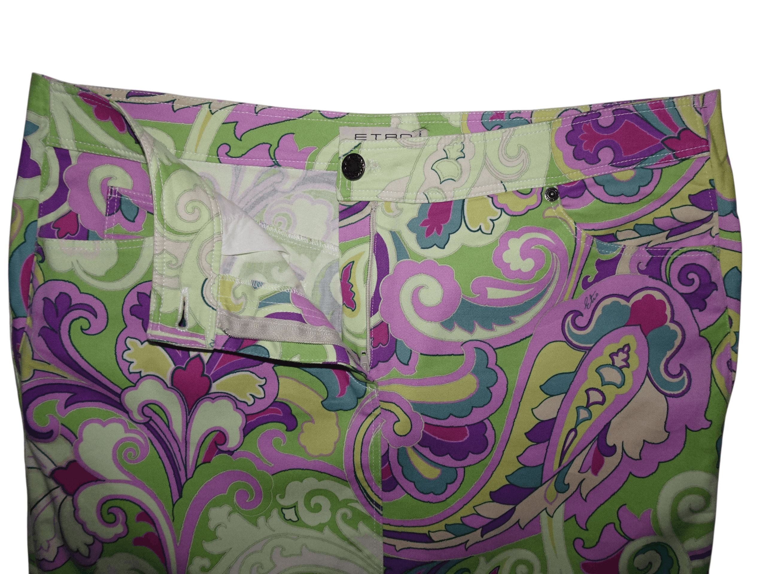 Etro ETRO PAISLEY PRINT COTTON SKIRT Size 32" / US 10 / IT 46 - 3 Thumbnail