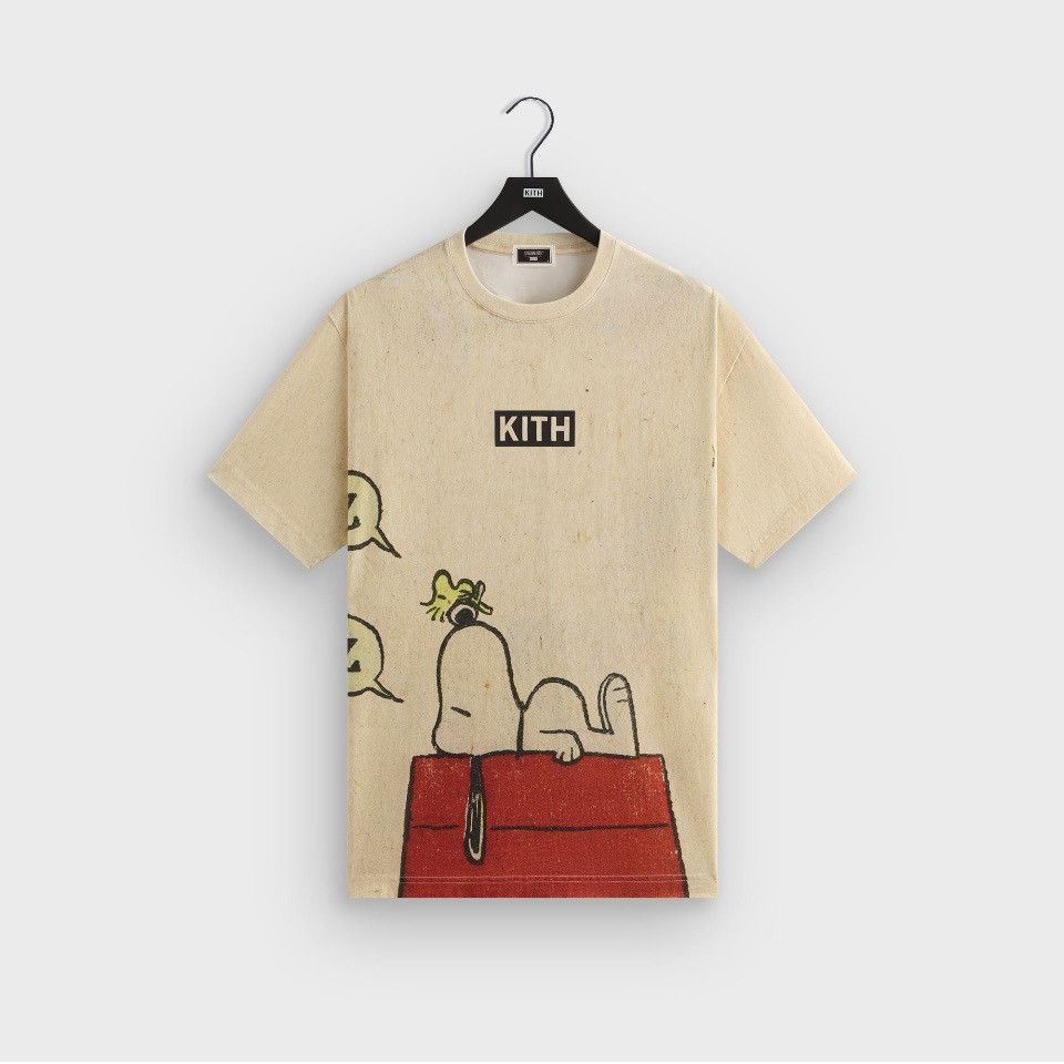 ☆ KITH x PEANUTS Hug vintage tee コラボTシャツ ☆ Kith x Peanuts Kids Space Vintage Tee Black Men's - SS25 - US