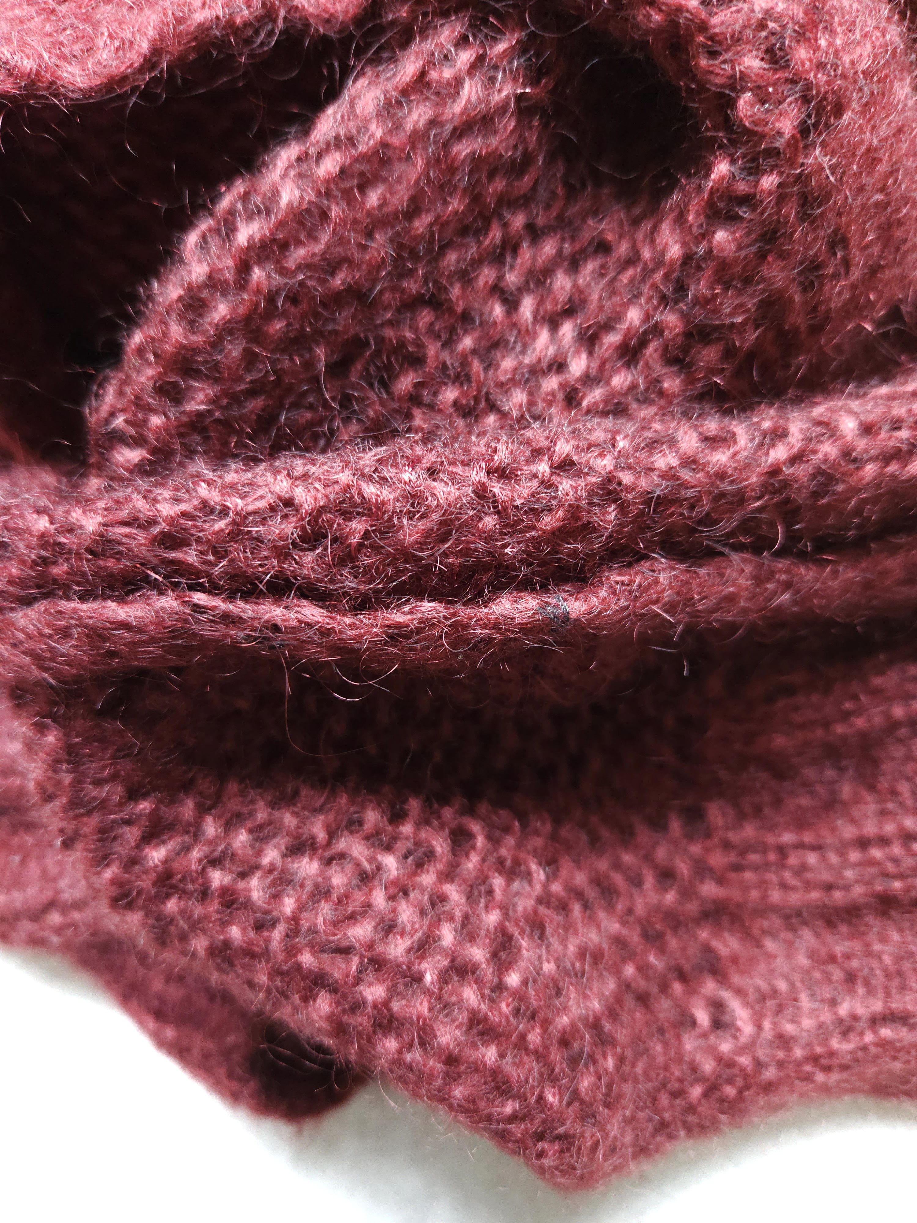 Prada Prada mohair knit in burgundy Size US M / EU 48-50 / 2 - 13 Thumbnail