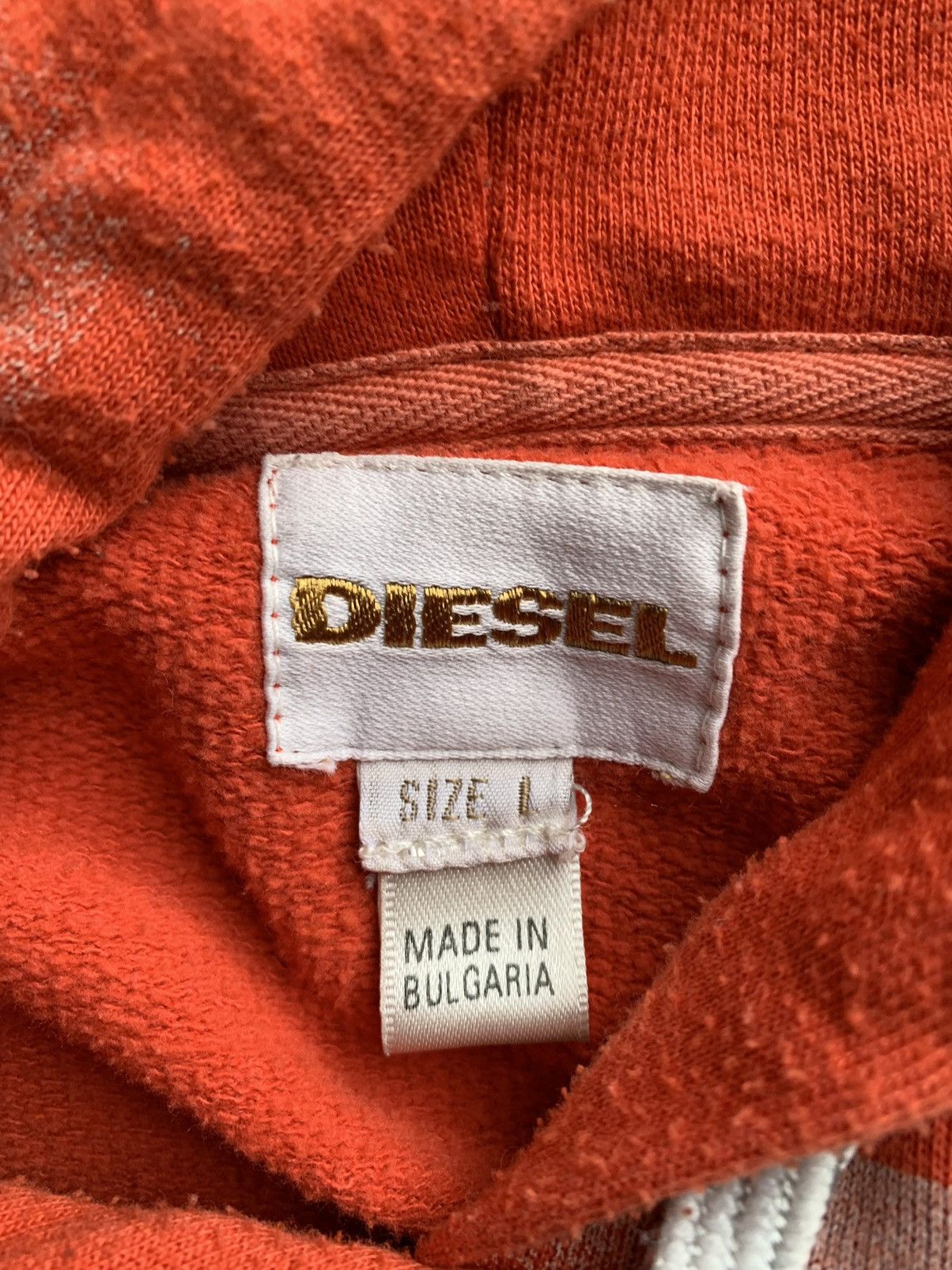 Diesel Diesel Jeans Hoodie Gradient Logo Pullover Y2K 2000s Small Size US S / EU 44-46 / 1 - 6 Thumbnail