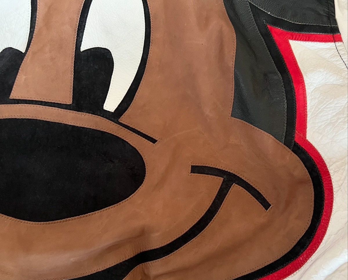 Disney × Mickey Mouse Vintage Mickey Mouse Disney Leather Jacket 90s Size US L / EU 52-54 / 3 - 17 Thumbnail