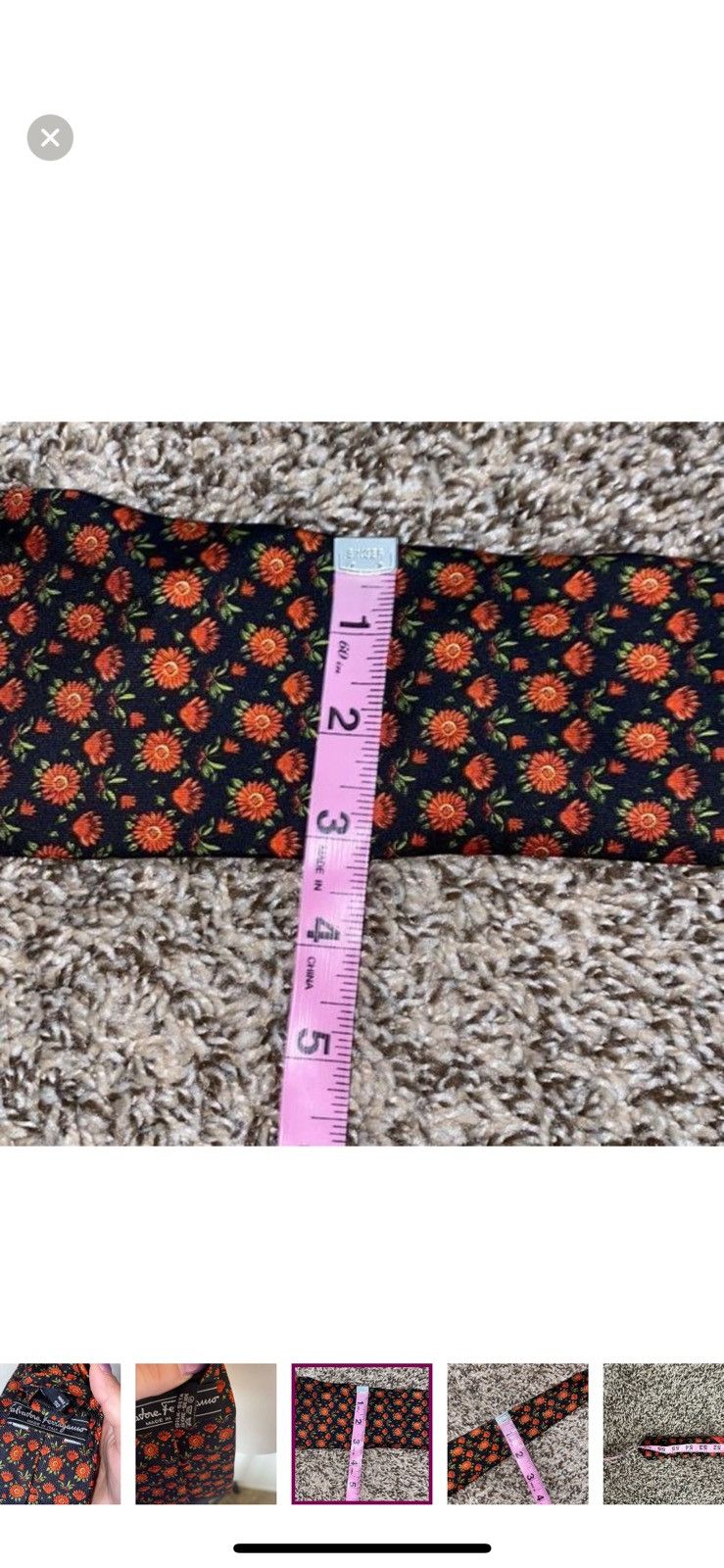 Salvatore Ferragamo Salvatore Ferragamo floral silk tie Size ONE SIZE - 5 Thumbnail