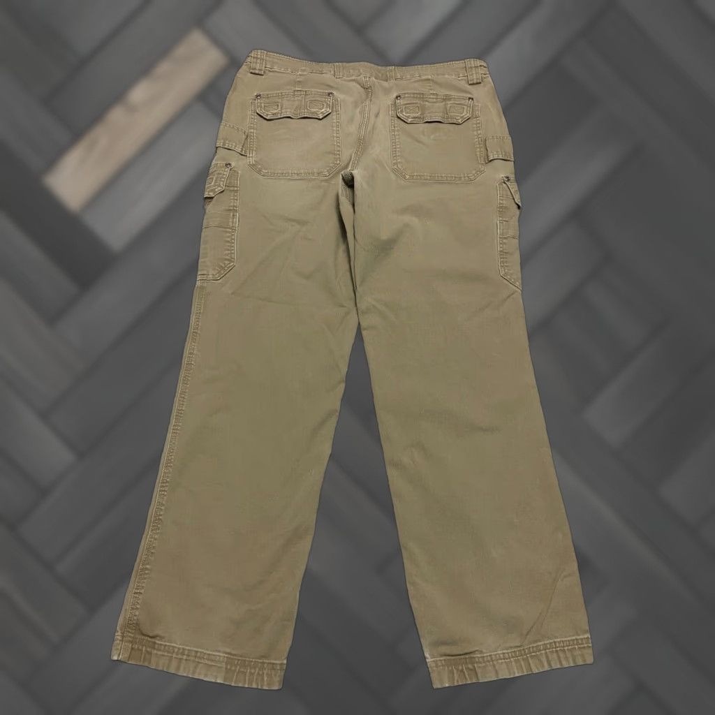 Vintage Duluth Trading Flex Fire Hose Cargo Pants Mens 36×31 Brown Canvas Workwear Relaxed Straight Front Baggy Cargo Pocket Shirt? Size US 36 / EU 52 - 1 Thumbnail