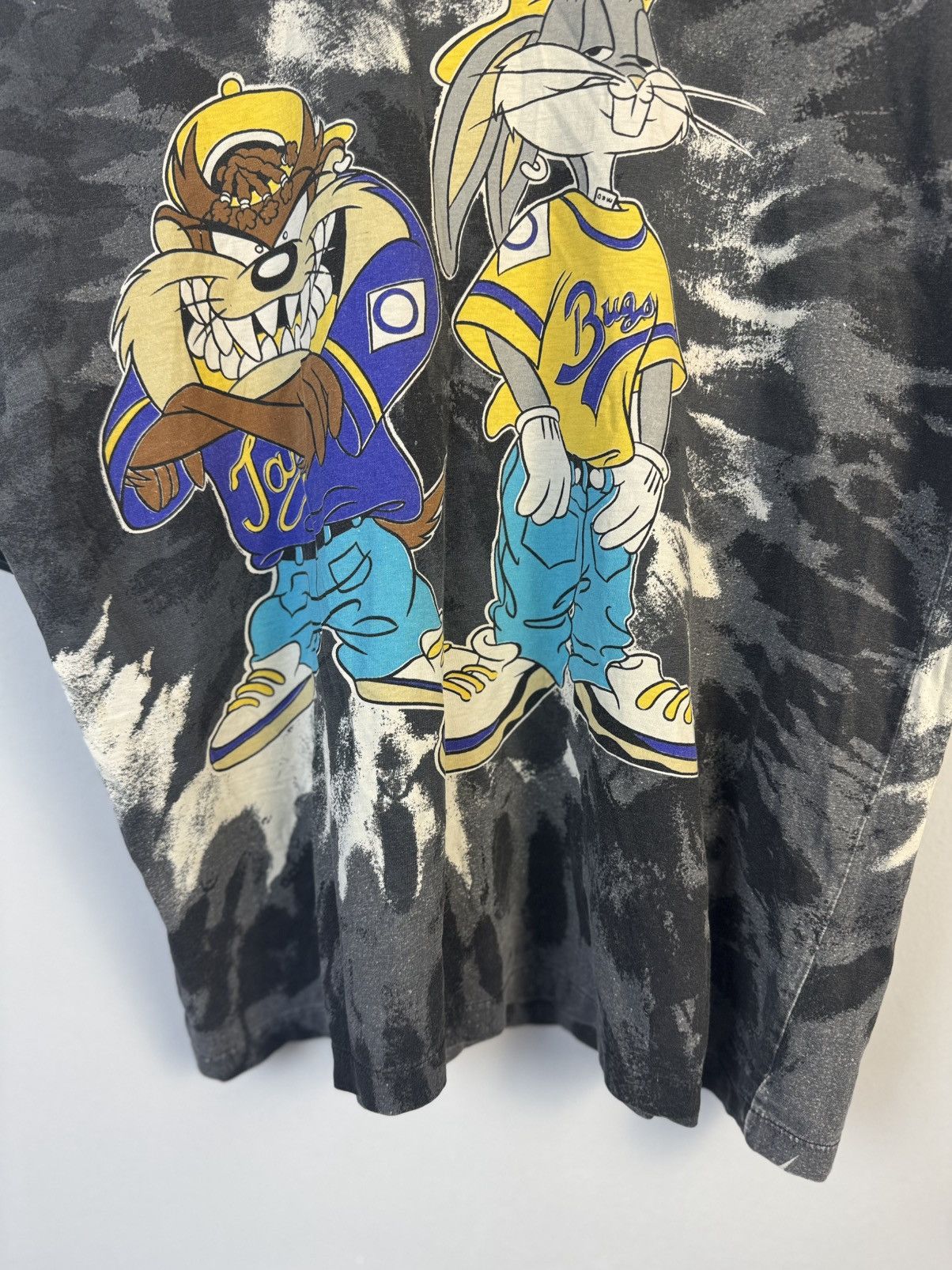Cartoon Network × Vintage × Warner Bros Bugs Bunny & Taz Tasmanian devil t-shirt 1995 Size US S / EU 44-46 / 1 - 3 Thumbnail