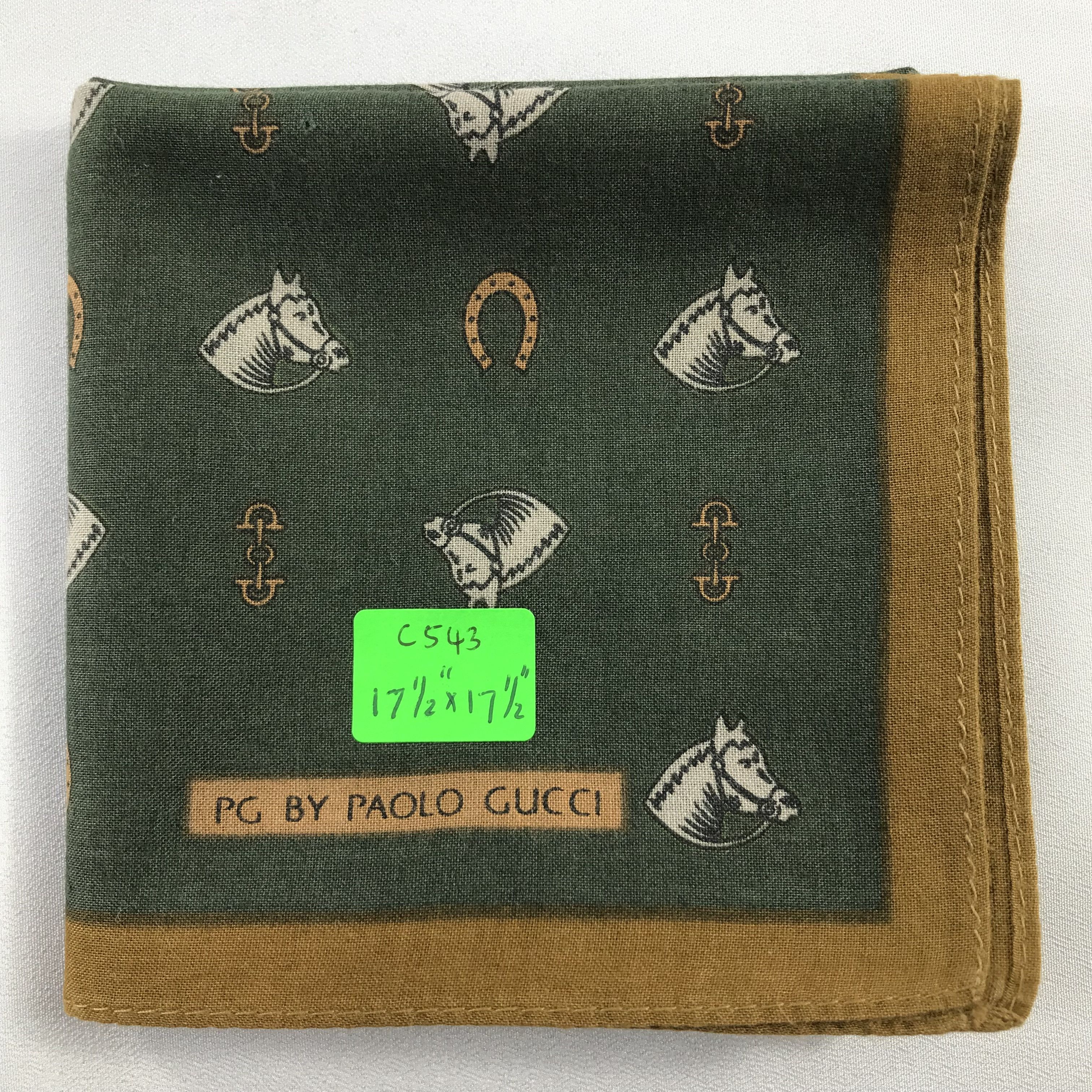 Paolo Gucci Paolo Gucci Handkerchief / Bandana / Neckerchief C543 Size ONE SIZE - 7 Thumbnail