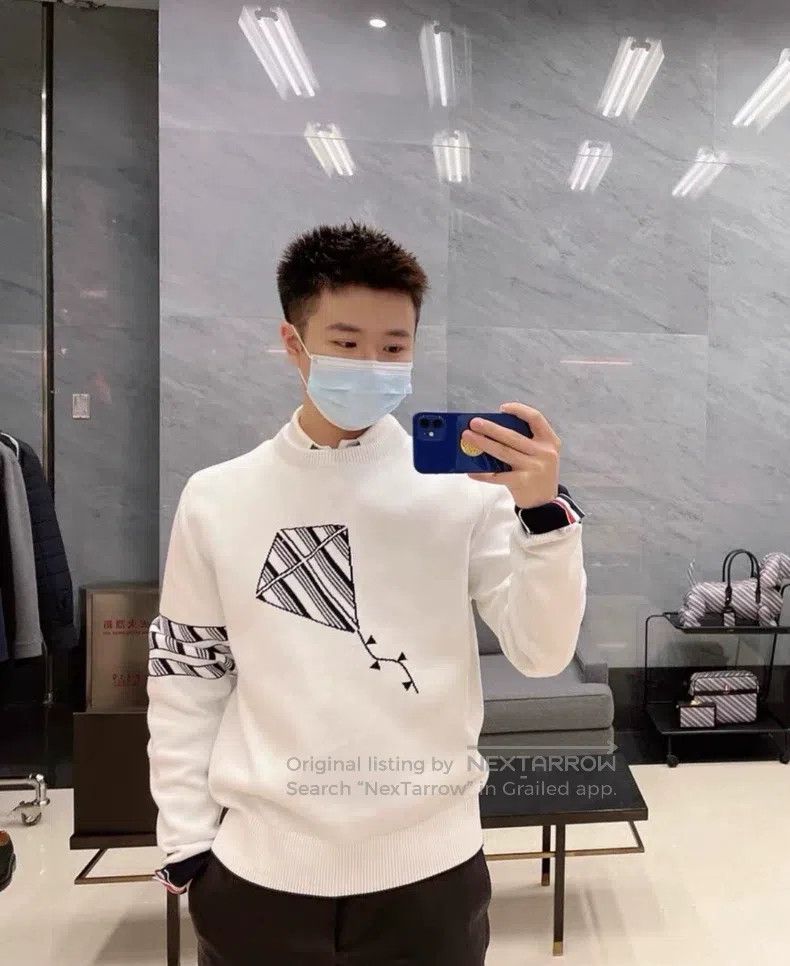 Thom Browne Thom Browne Kite sweater Size US XL / EU 56 / 4 - 4 Thumbnail