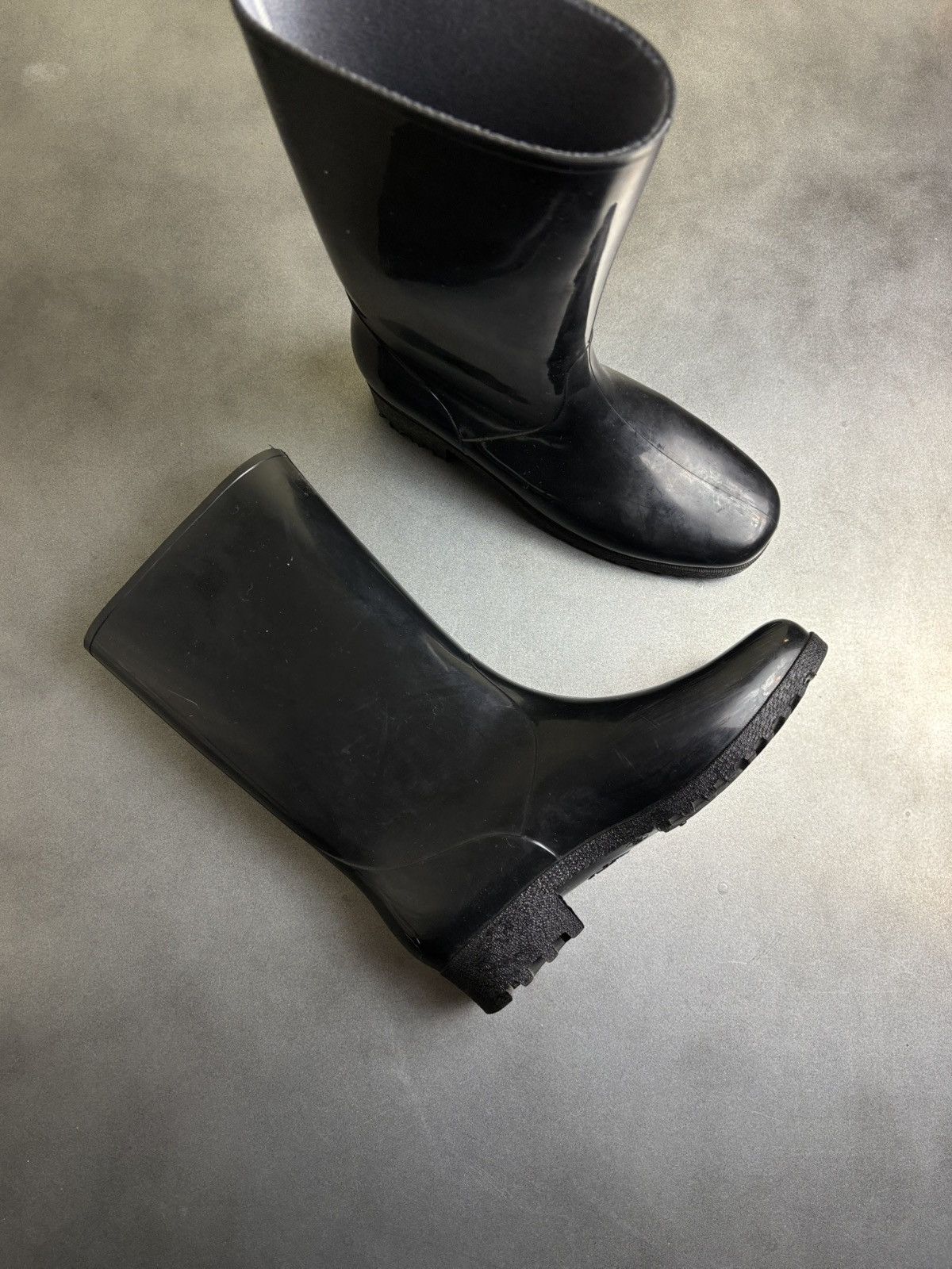 Designer × Hunter × Vintage Vintage Jelly Boots Made in France Clear Rain Boots Garden 8 Size US 8 / IT 38 - 1 Thumbnail