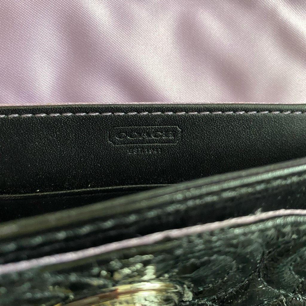 Coach Coach mini shoulder/crossbody bag w/twist latch closure w/satin inner lining Size ONE SIZE - 7 Thumbnail
