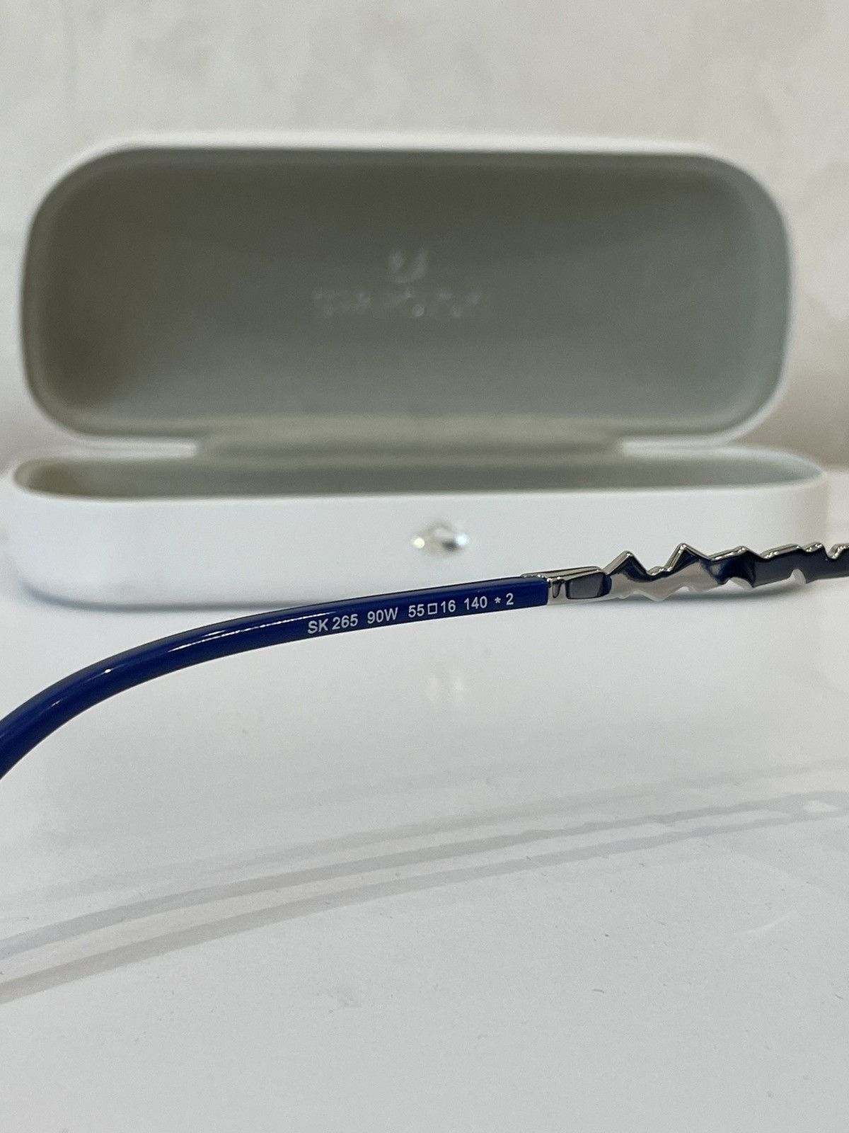 Swarovski SWAROVSKI SK 265 90W Blue Grey Gradient Women's Sunglasses Size ONE SIZE - 8 Thumbnail