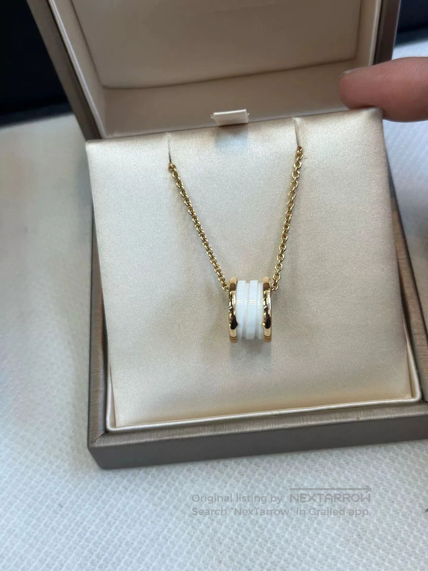 Bvlgari Bulgari B.zero1 White Ceramic Necklace. Size ONE SIZE - 3 Thumbnail
