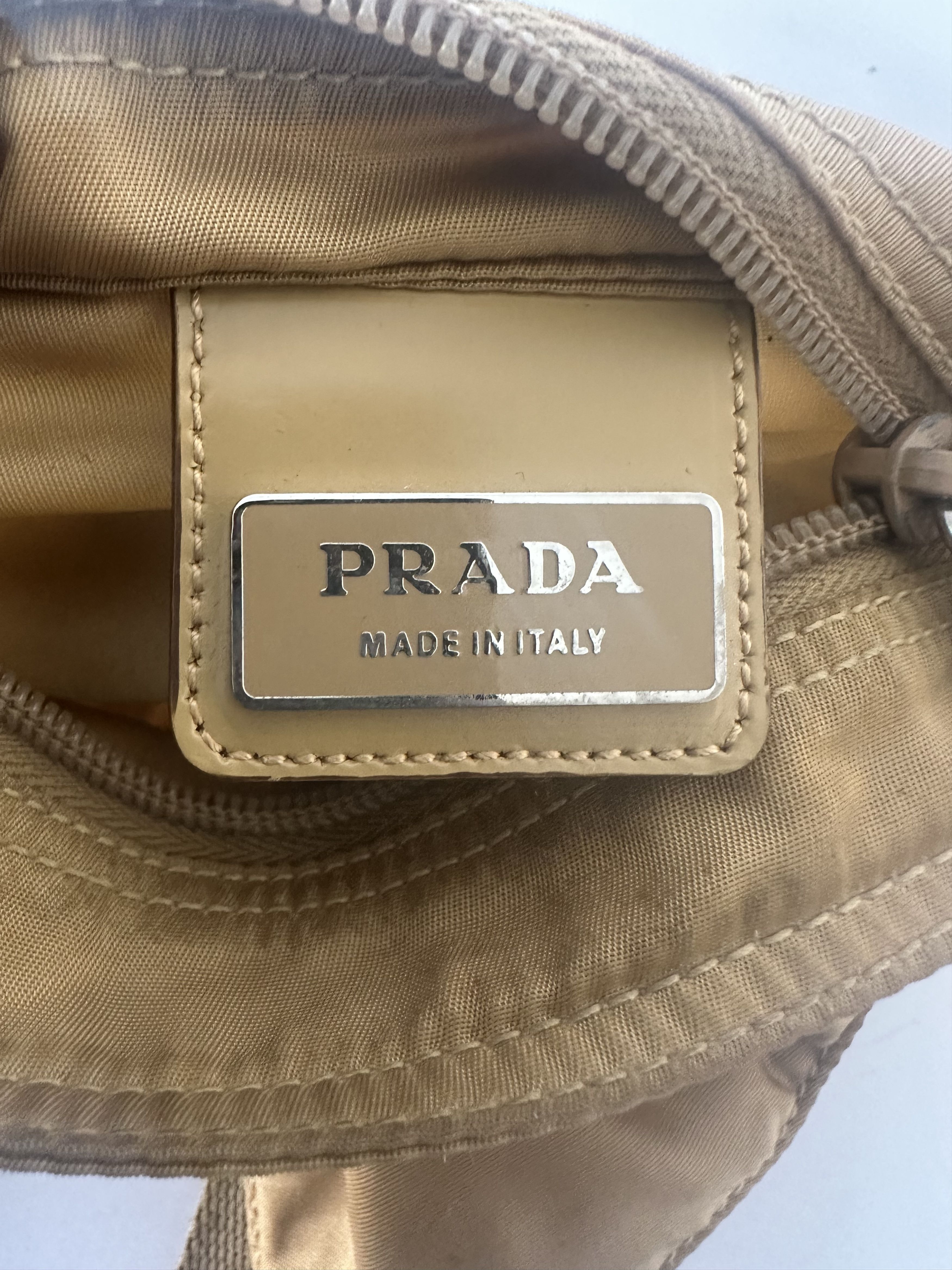 Prada Prada Brown Nylon Messenger Bag Size ONE SIZE - 6 Thumbnail